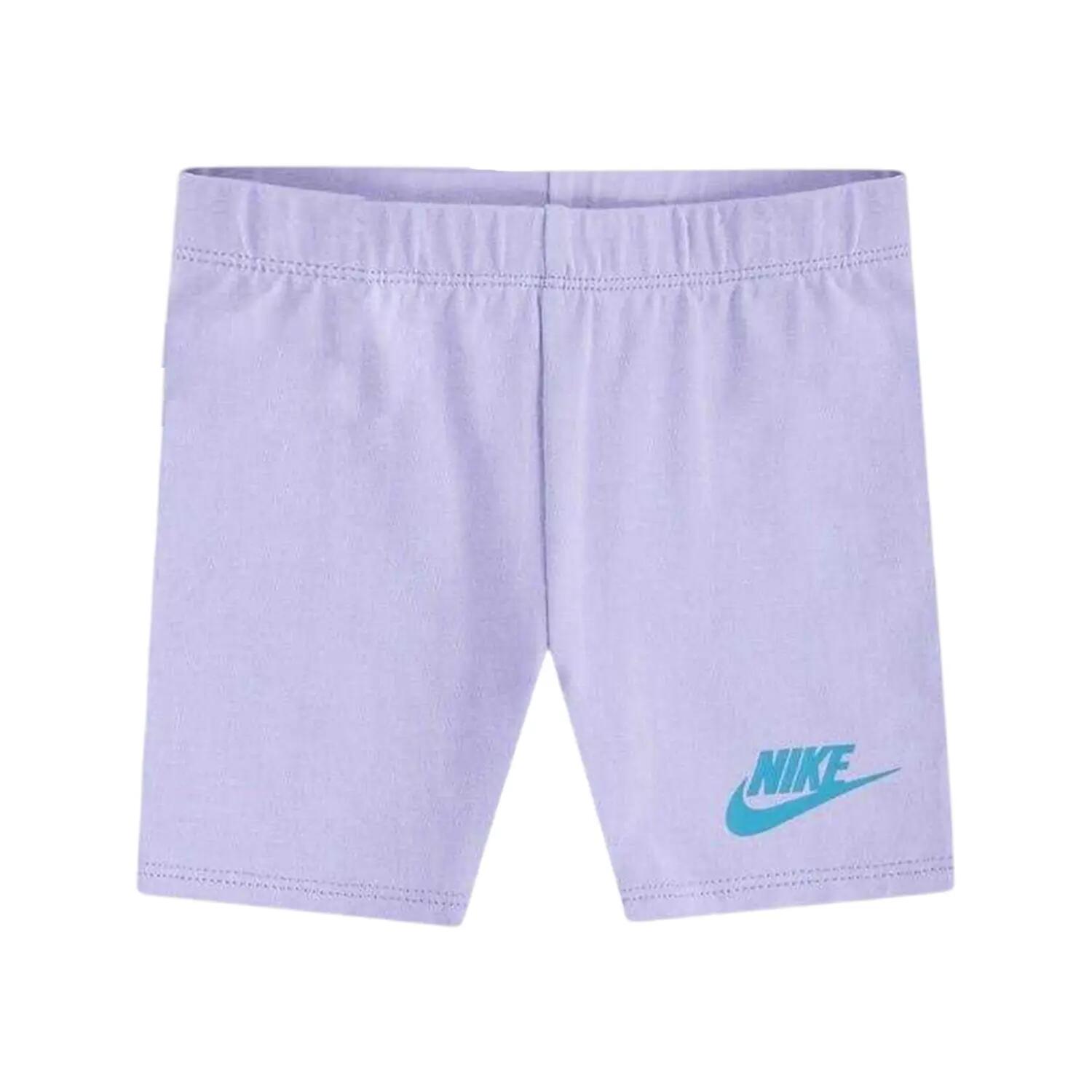 Ensemble Tshirt Et Short Motif/style À Rayures CAMPER Fille (Bleu Hortensia) 3/3