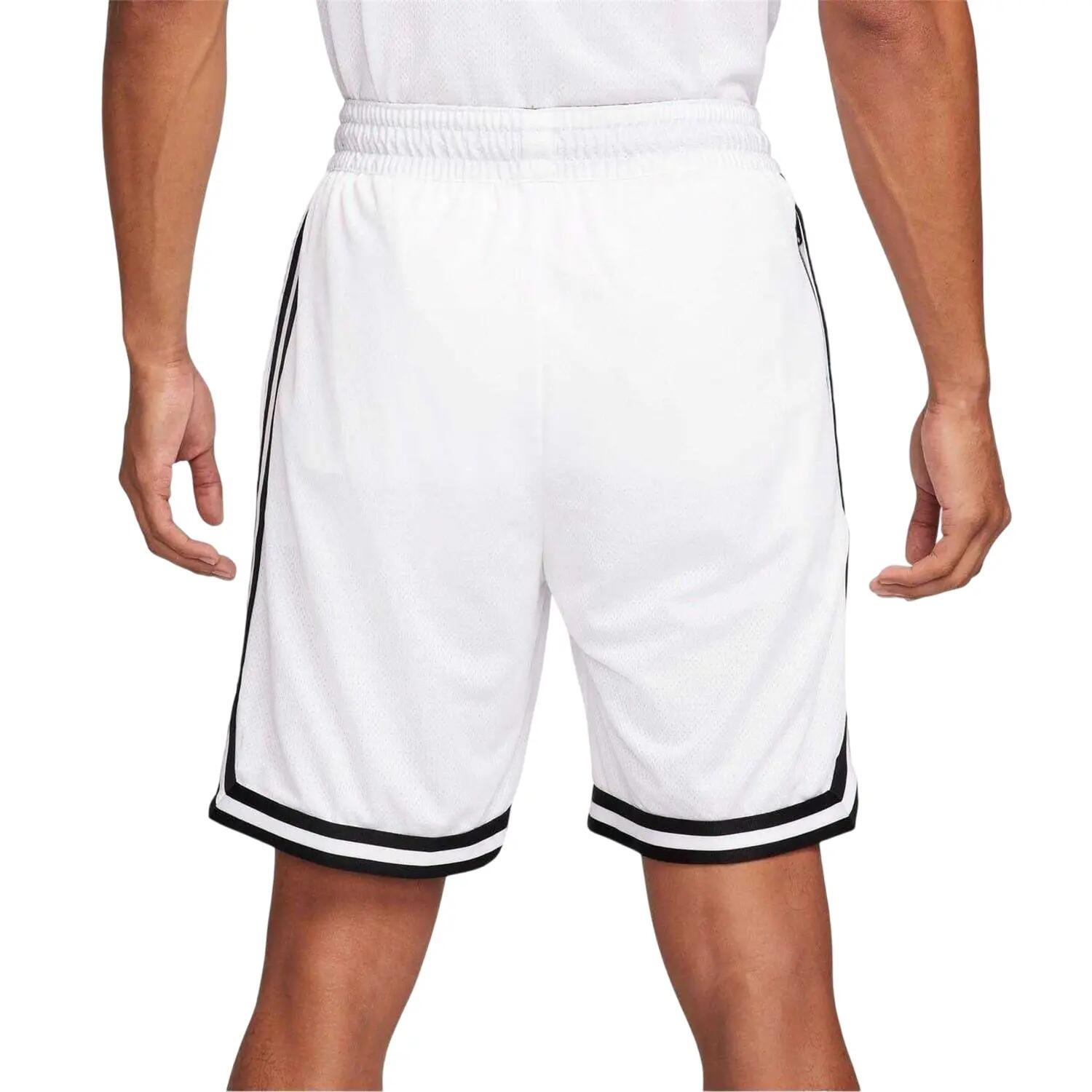 Pantaloncini Da Basket DriFIT Uomo Nike DNA Bianco Nero 4/4