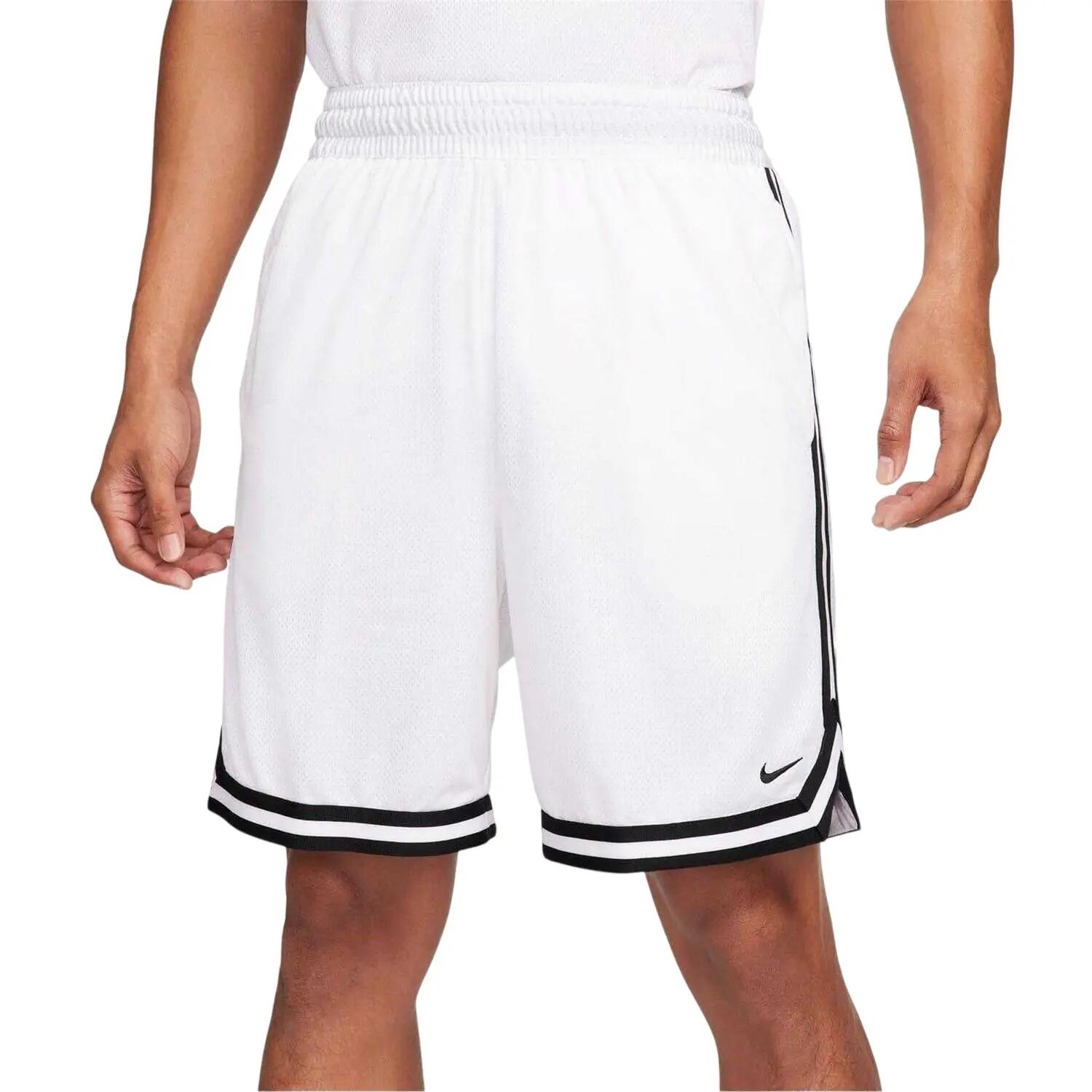 Pantaloncini Da Basket DriFIT Uomo Nike DNA Bianco Nero 2/4