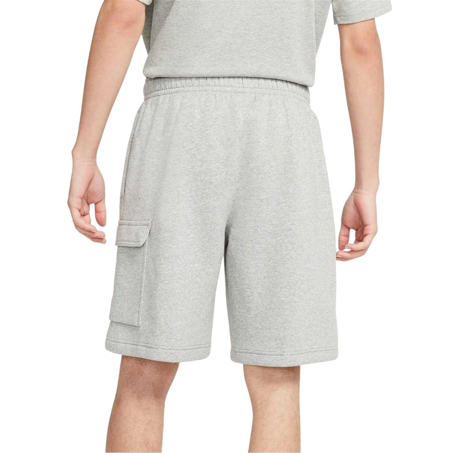 Mens Sportswear Club Cargo Shorts (Grey Heather) 2/3
