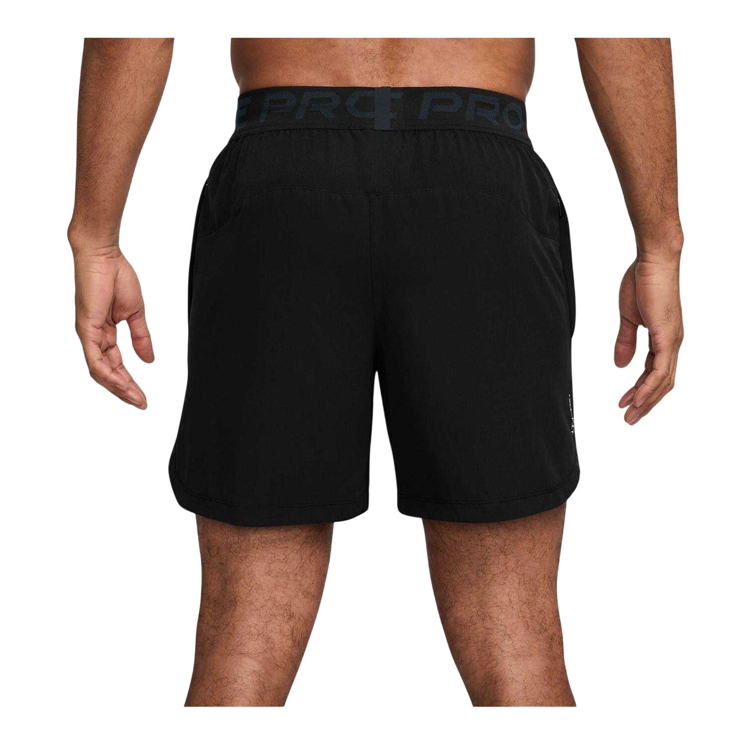 "6" Laufshorts für Herren Schwarz/Weiß 2/2