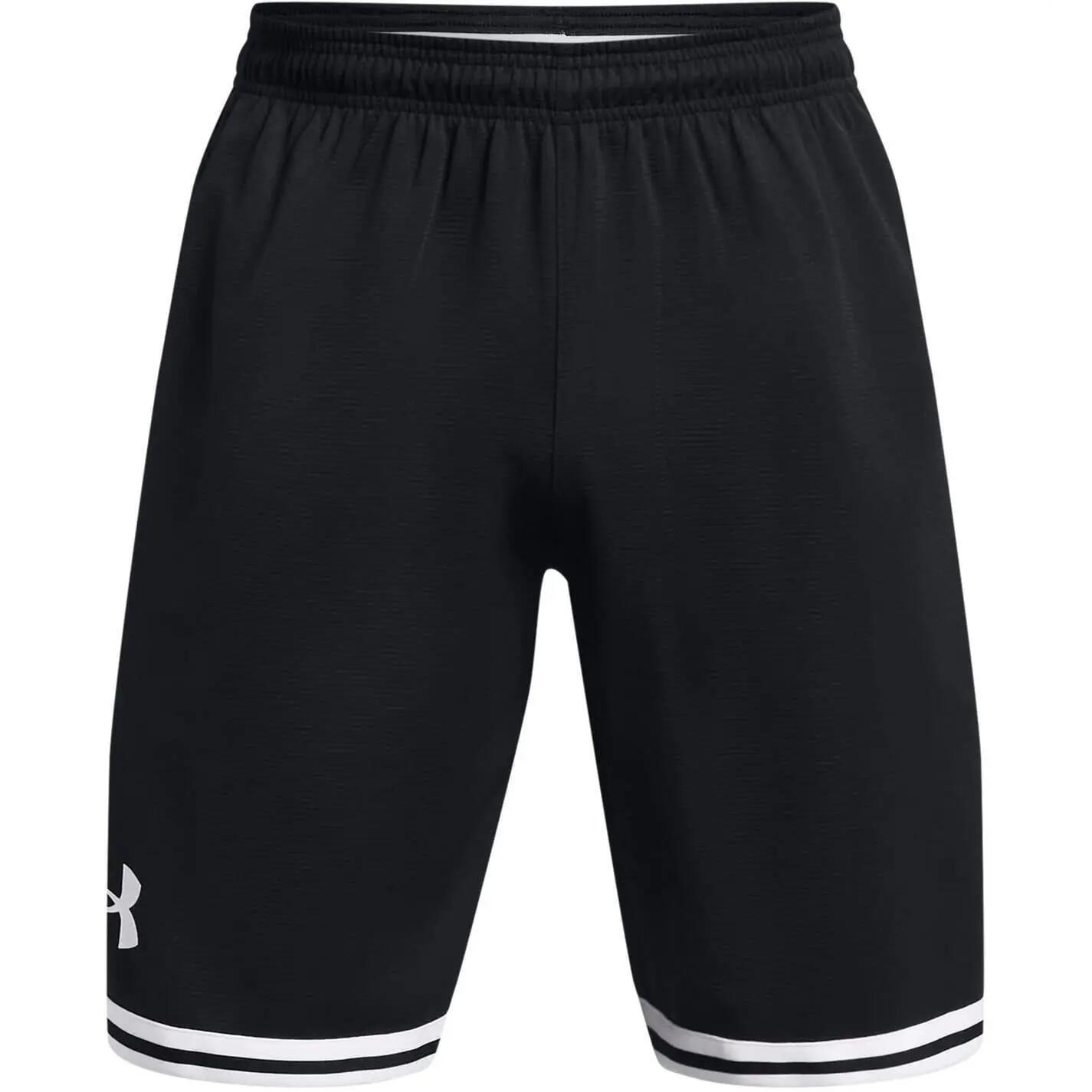 Mens Perimeter Basketball Shorts (Black/White) 2/5