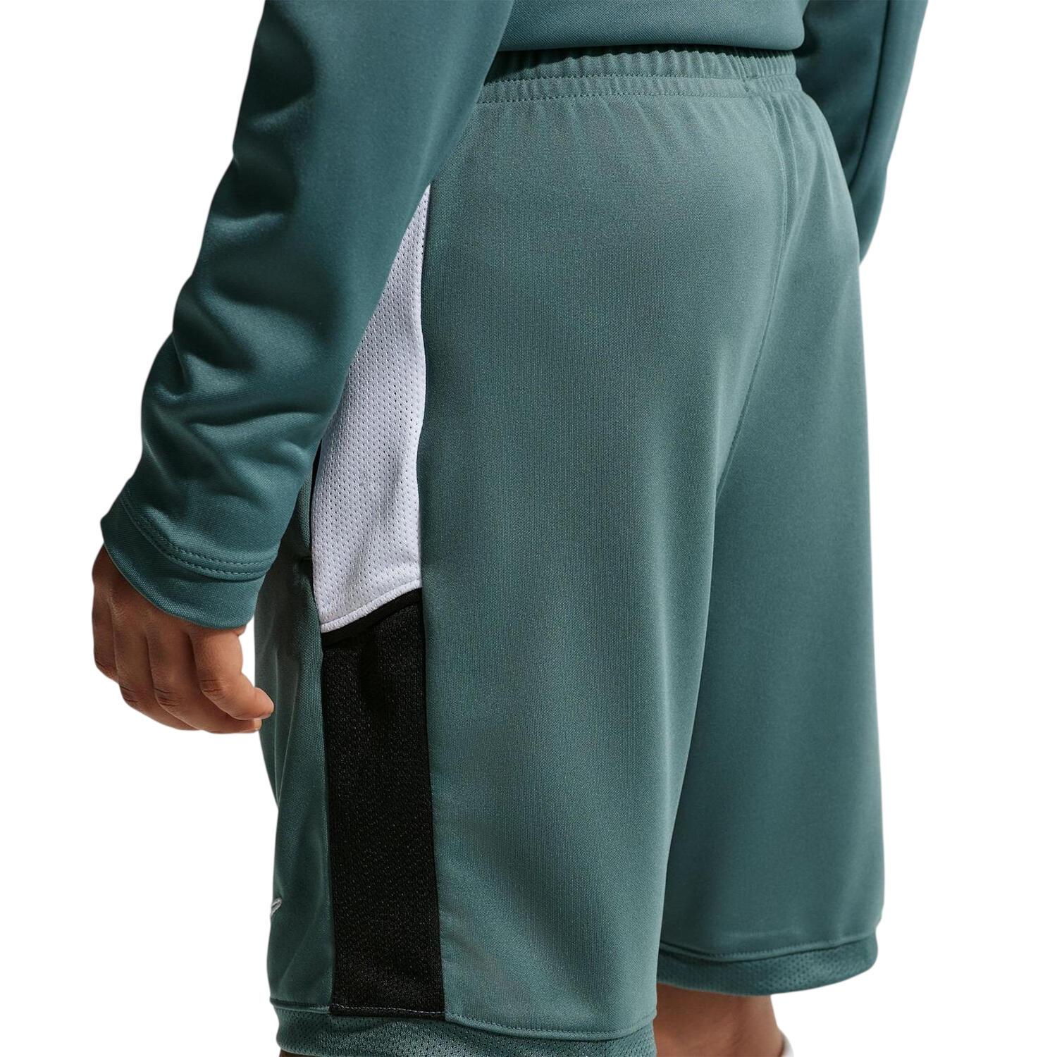 Pantaloncini Logo Bambini Nike Ardesia Bianco 3/3