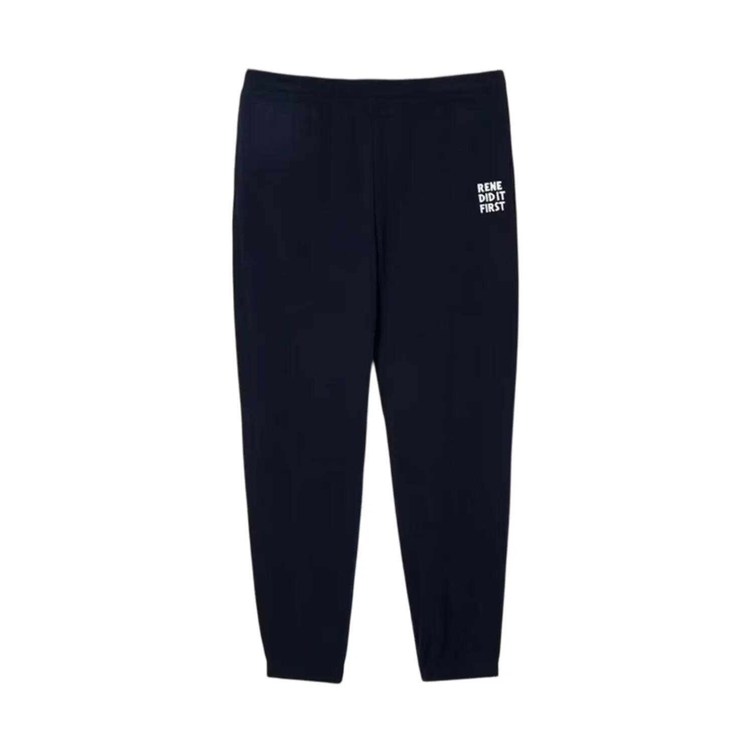 Unisex Adult Rene Did It First Tracksuit Bottoms (Navy Blue) 2/4