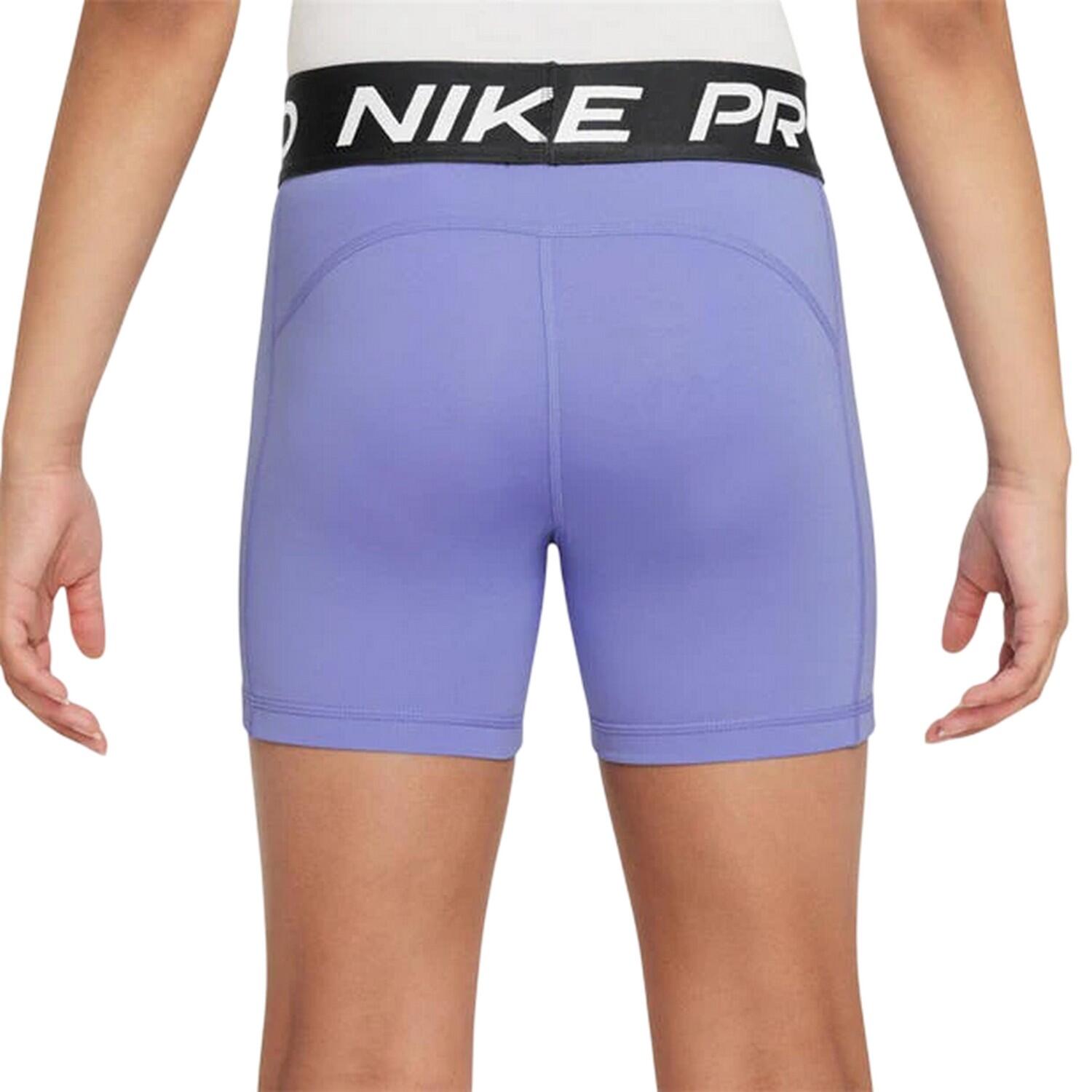 Short De Compression Fille (Violet) 3/4