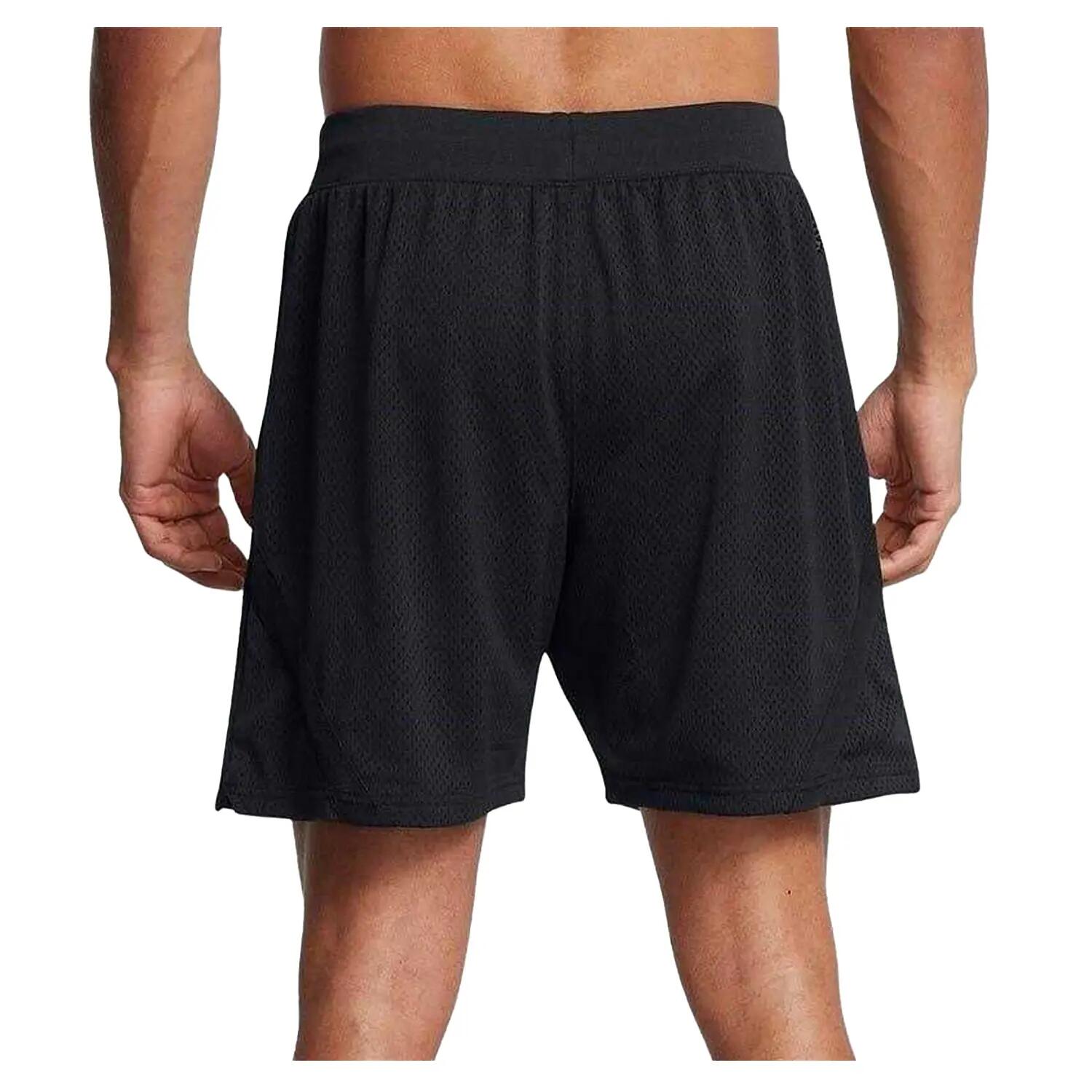 "Curry" BasketballShorts für Herren Schwarz/Gelb 3/4