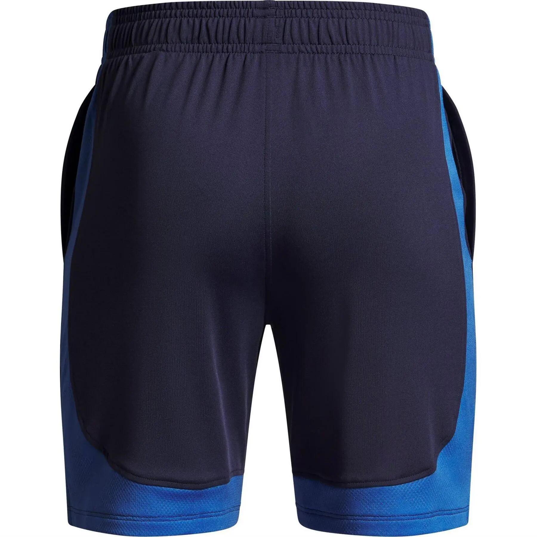 "Performance" Shorts für Kinder gewaschenes Marienblau 2/2
