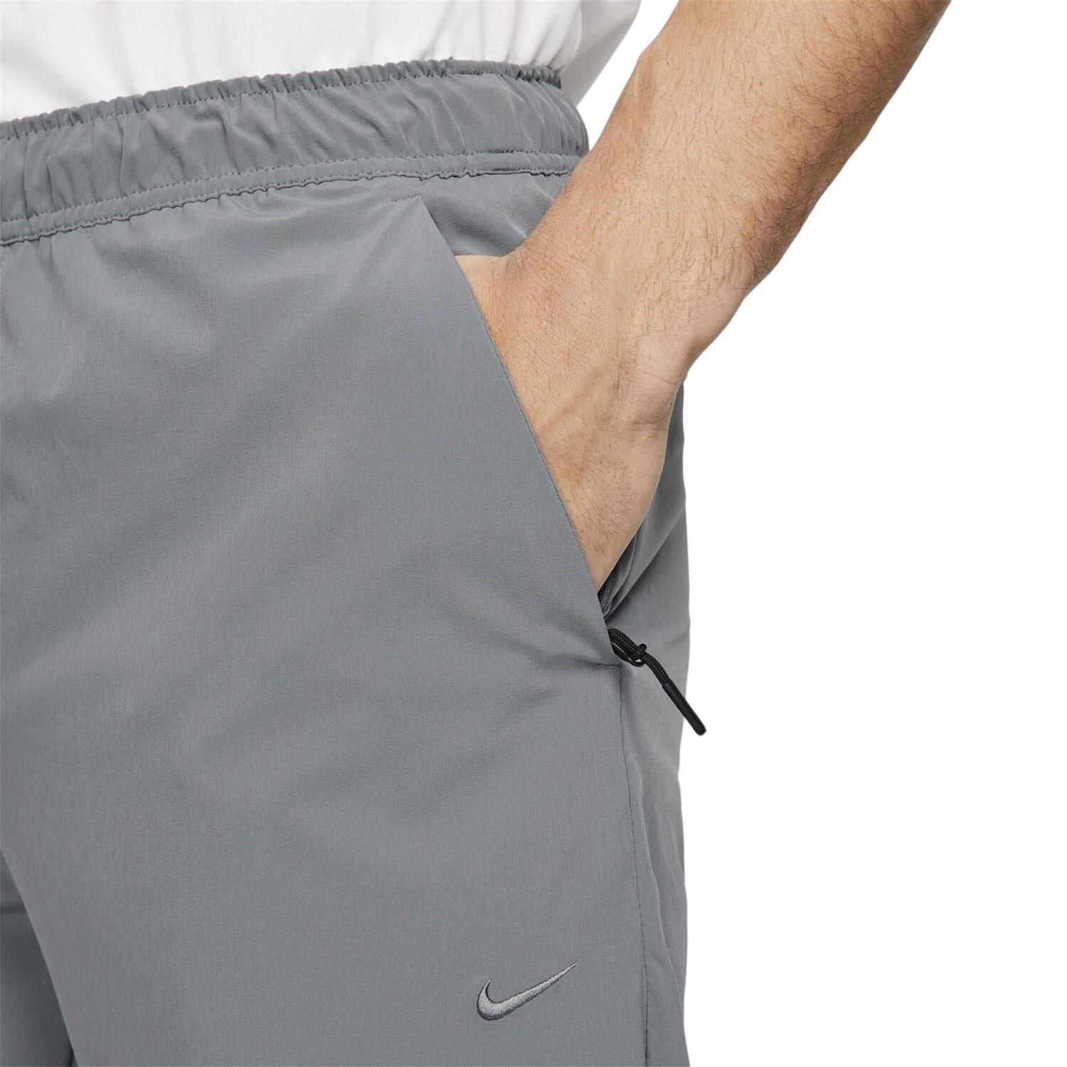 Mens Unlimited Tracksuit Bottoms (Grey/Black) 3/4