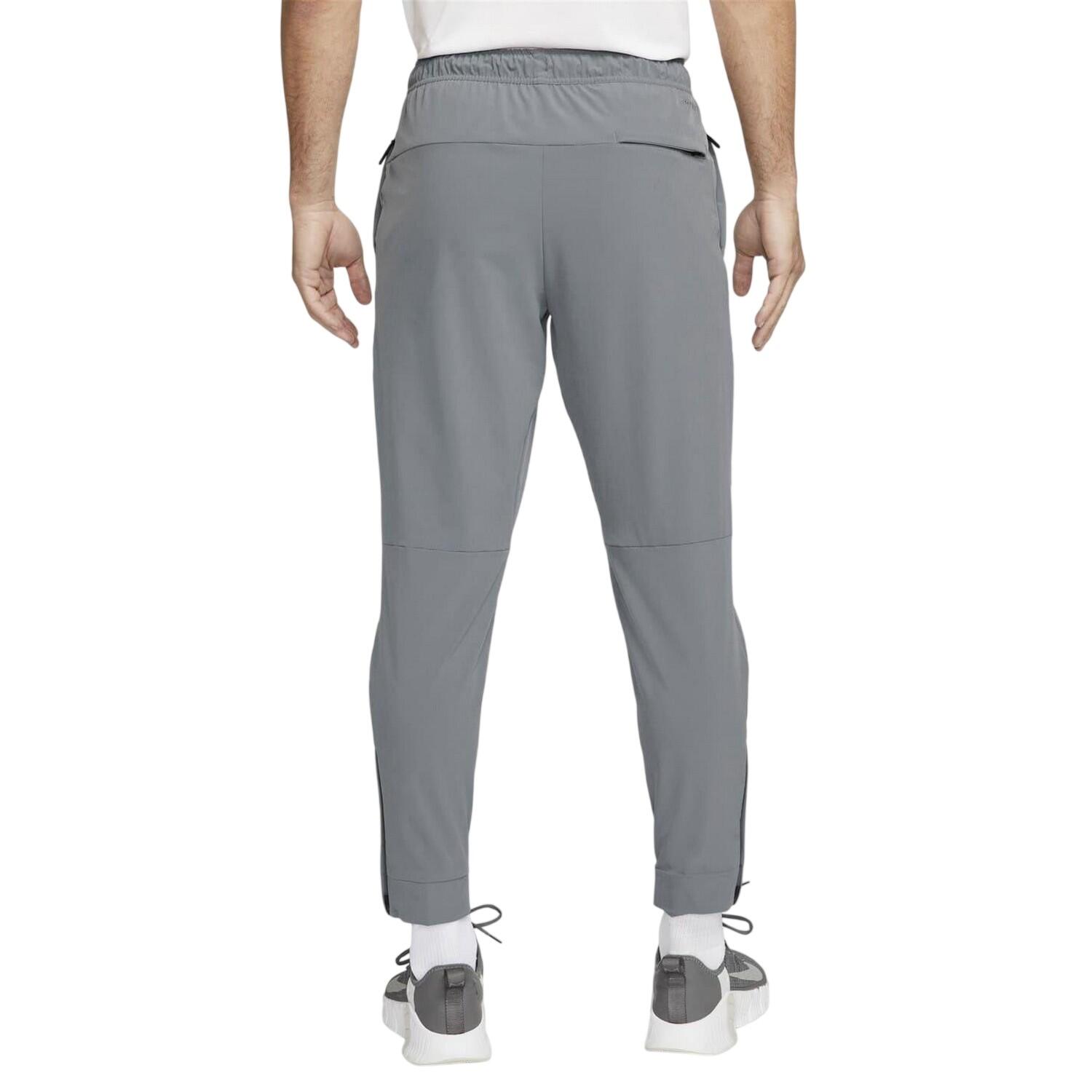 Mens Unlimited Tracksuit Bottoms (Grey/Black) 2/4