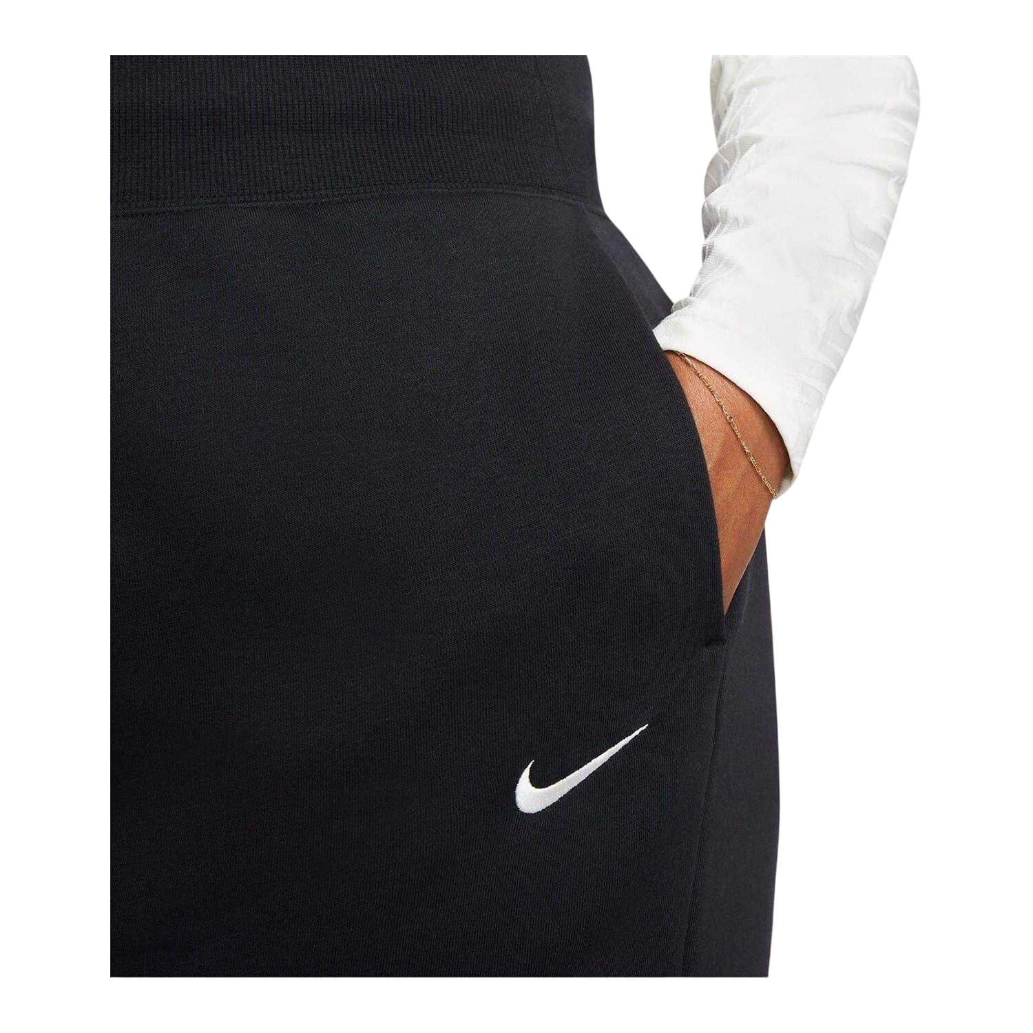 Pantaloni Da Jogging Pile Donna Nike Phoenix Nero Vela 3/4
