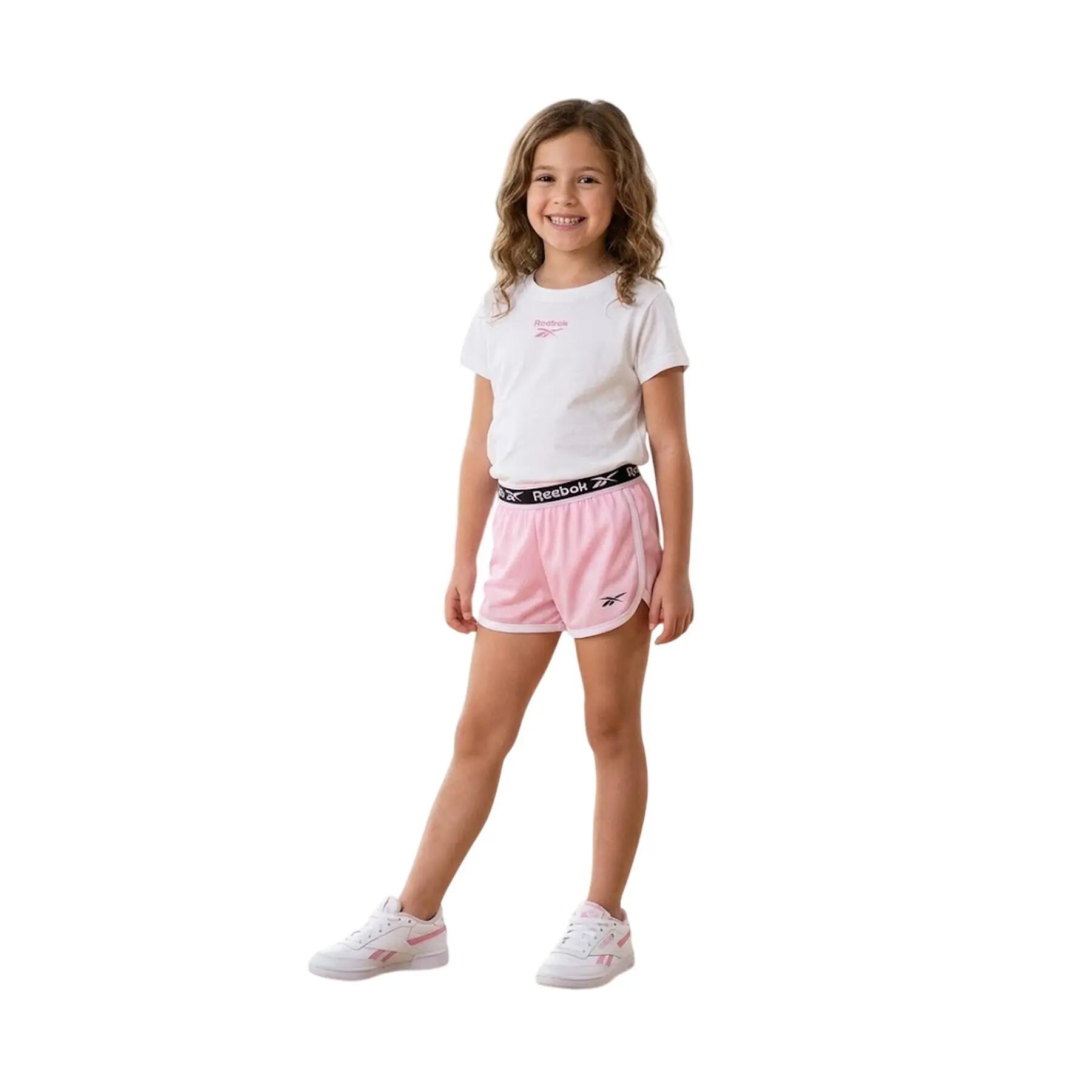 Shorts für Mädchen (2erPack) Kinder Schwarz/Pink 4/4