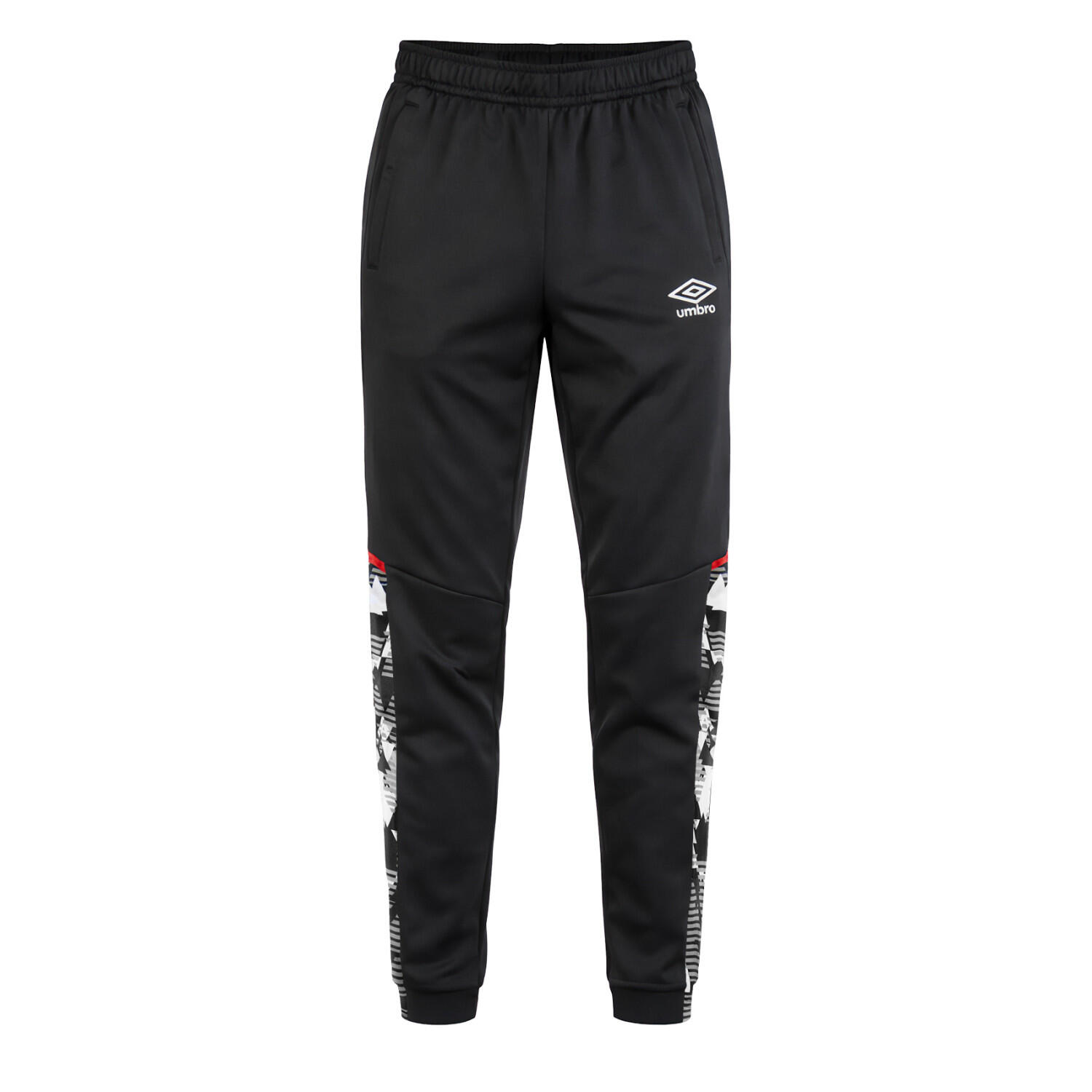 Pantalon de jogging homme bi-matière avec poches et logo 123830 1/3