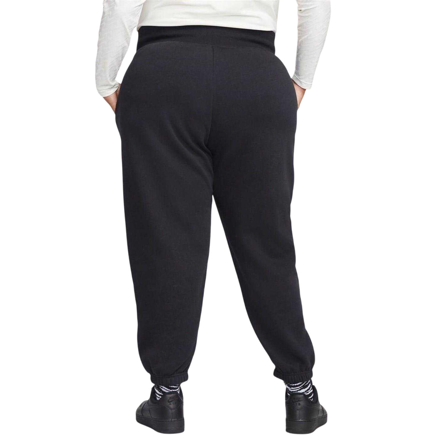 Pantaloni Da Jogging Pile Donna Nike Phoenix Nero Vela 2/4
