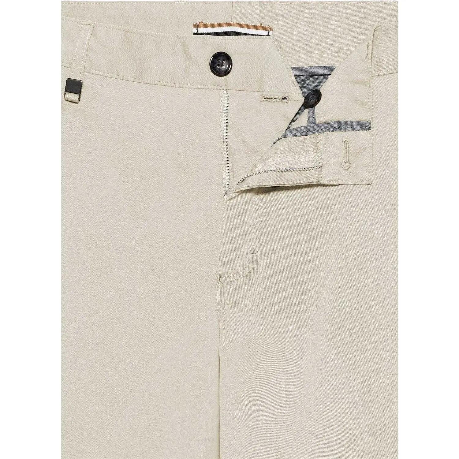 Chino Cotone Aderente Uomo Boss Bianco 4/4