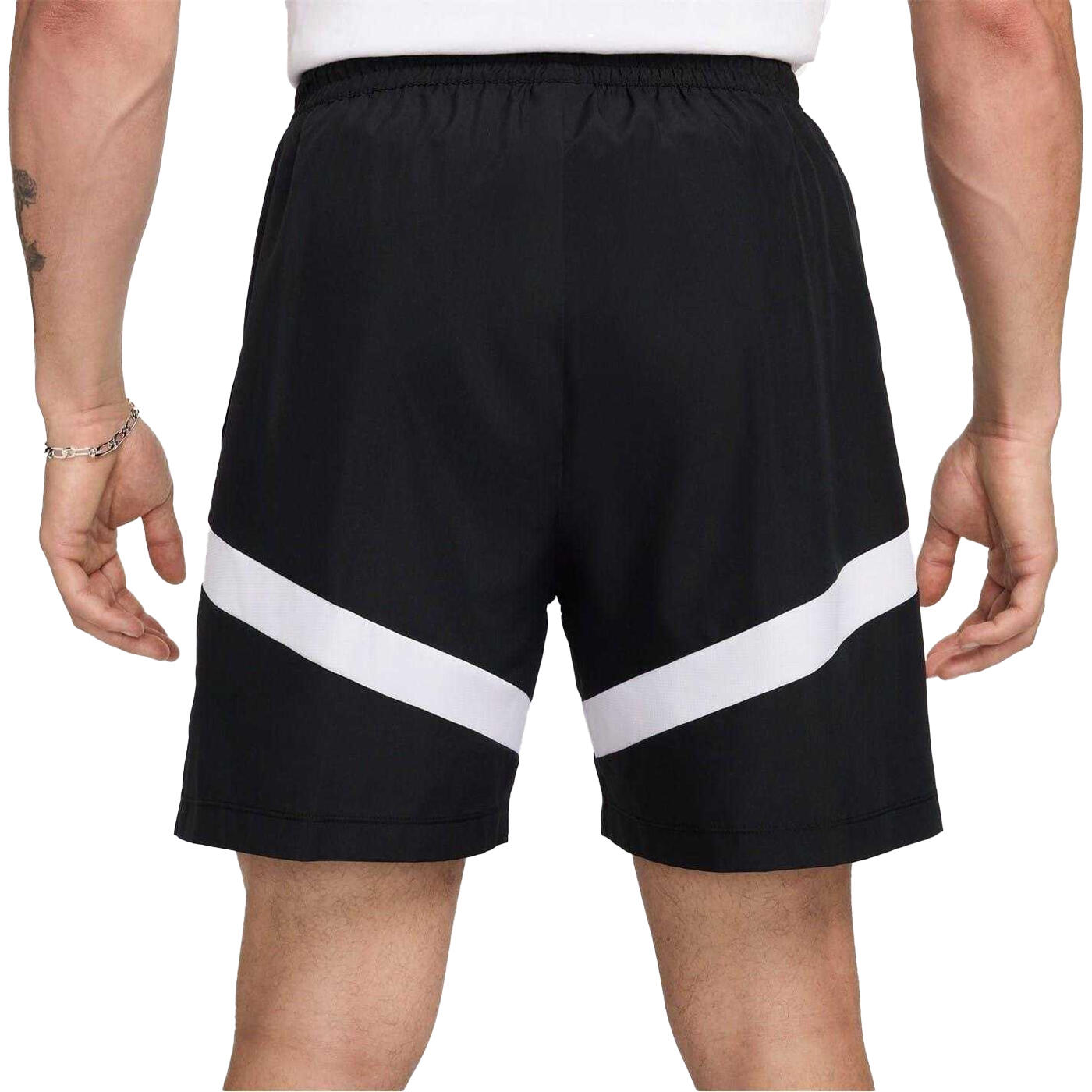 Pantaloncini Da Basket Uomo Nike Icon Nero Bianco 3/4