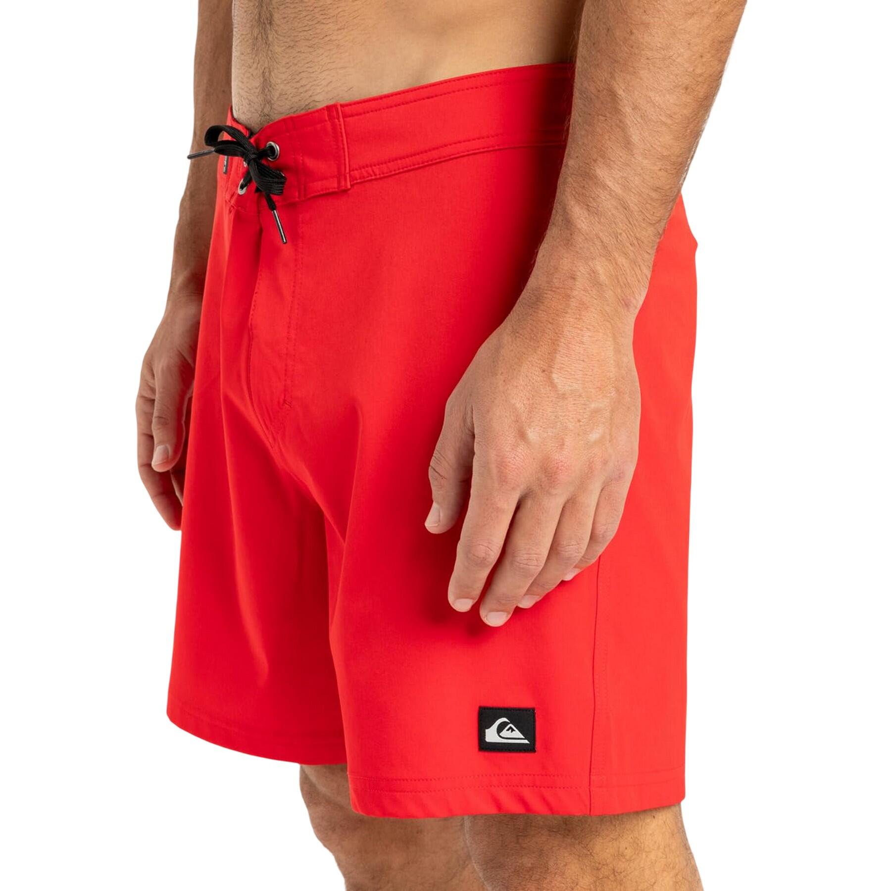 Mens Kaimana Board Shorts (Red) 4/4