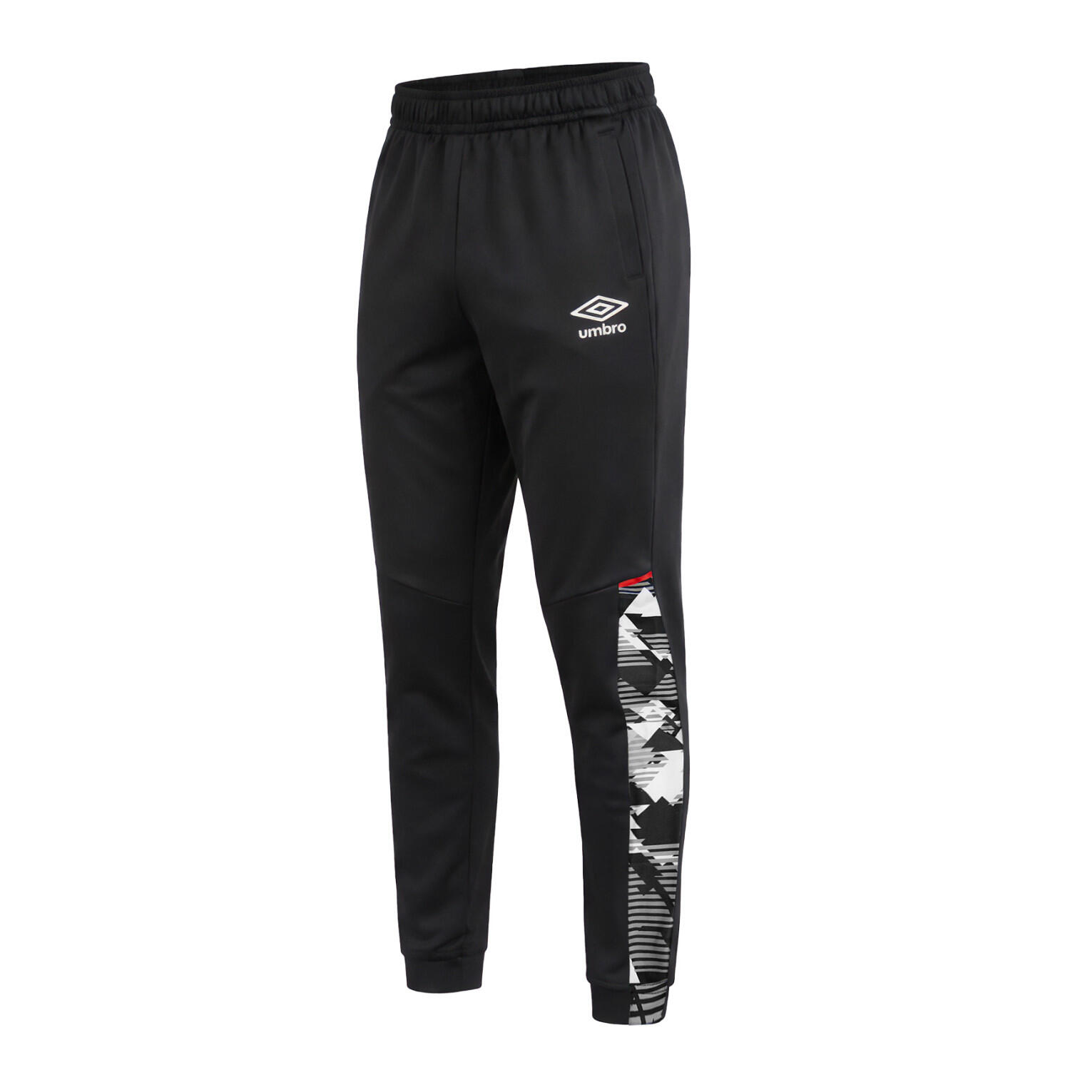 Pantalon de jogging homme bi-matière avec poches et logo 123830 2/3