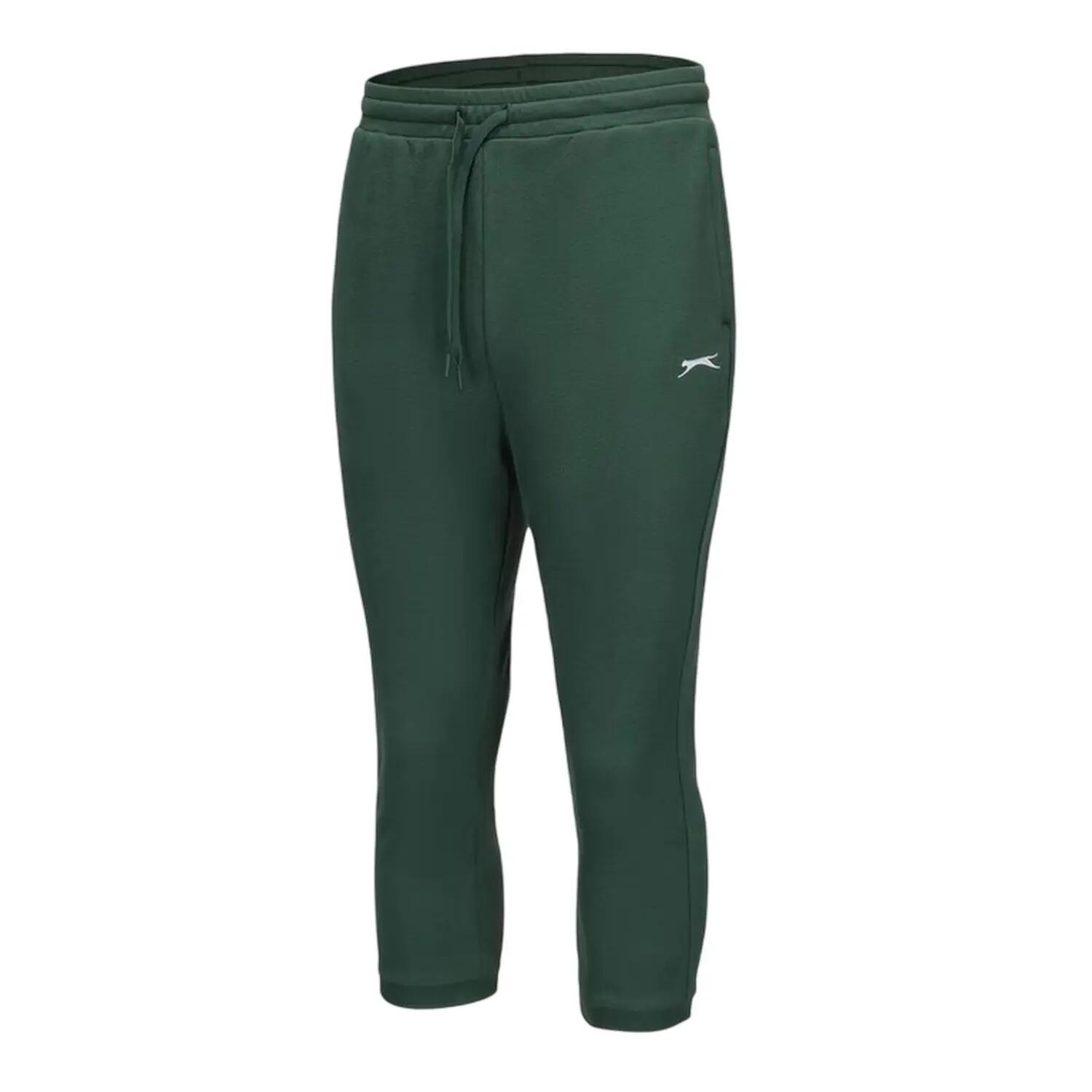 Womens/Ladies Interlock Logo Jogging Bottoms (Forest Green) 3/3