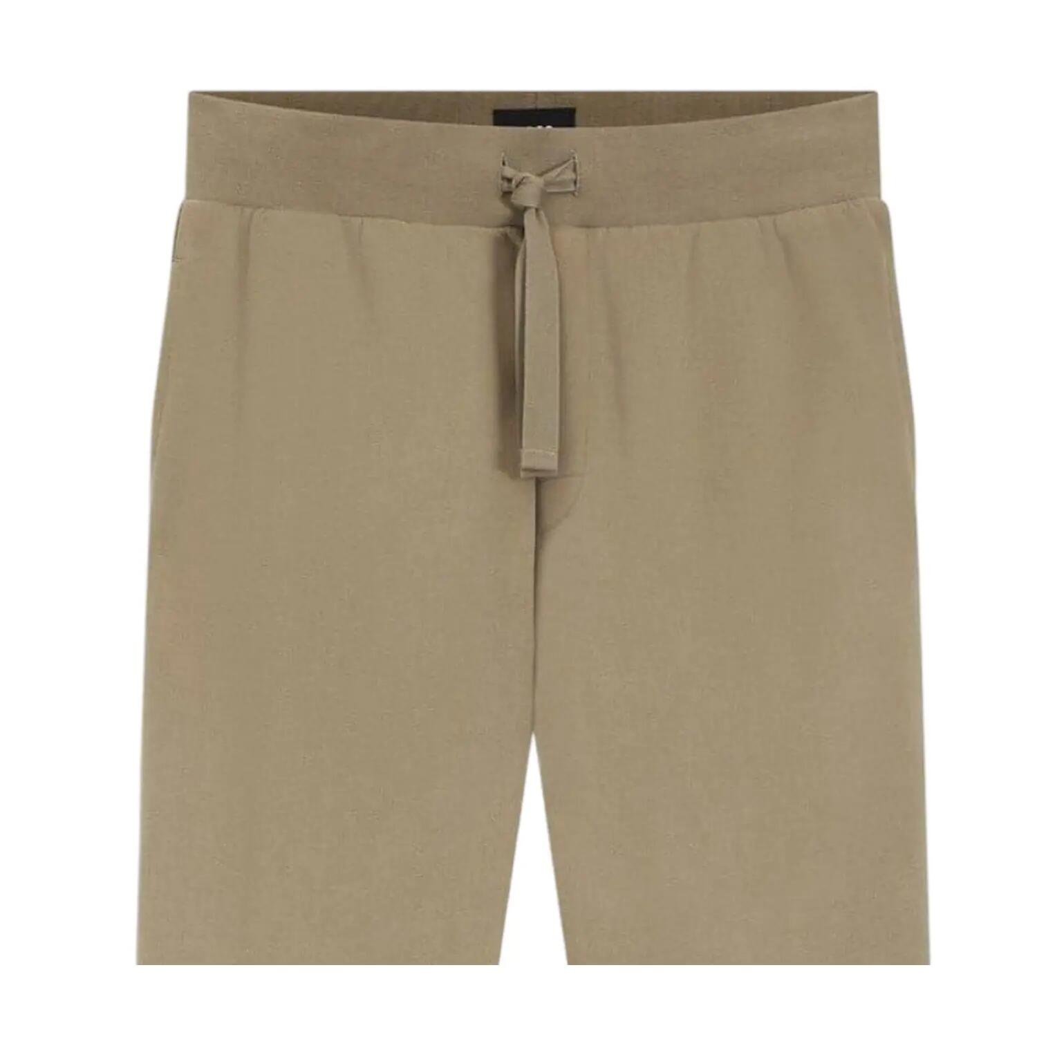 Pantaloni Da Jogging Chevron Aderente Uomo Boss Marrone 2/3