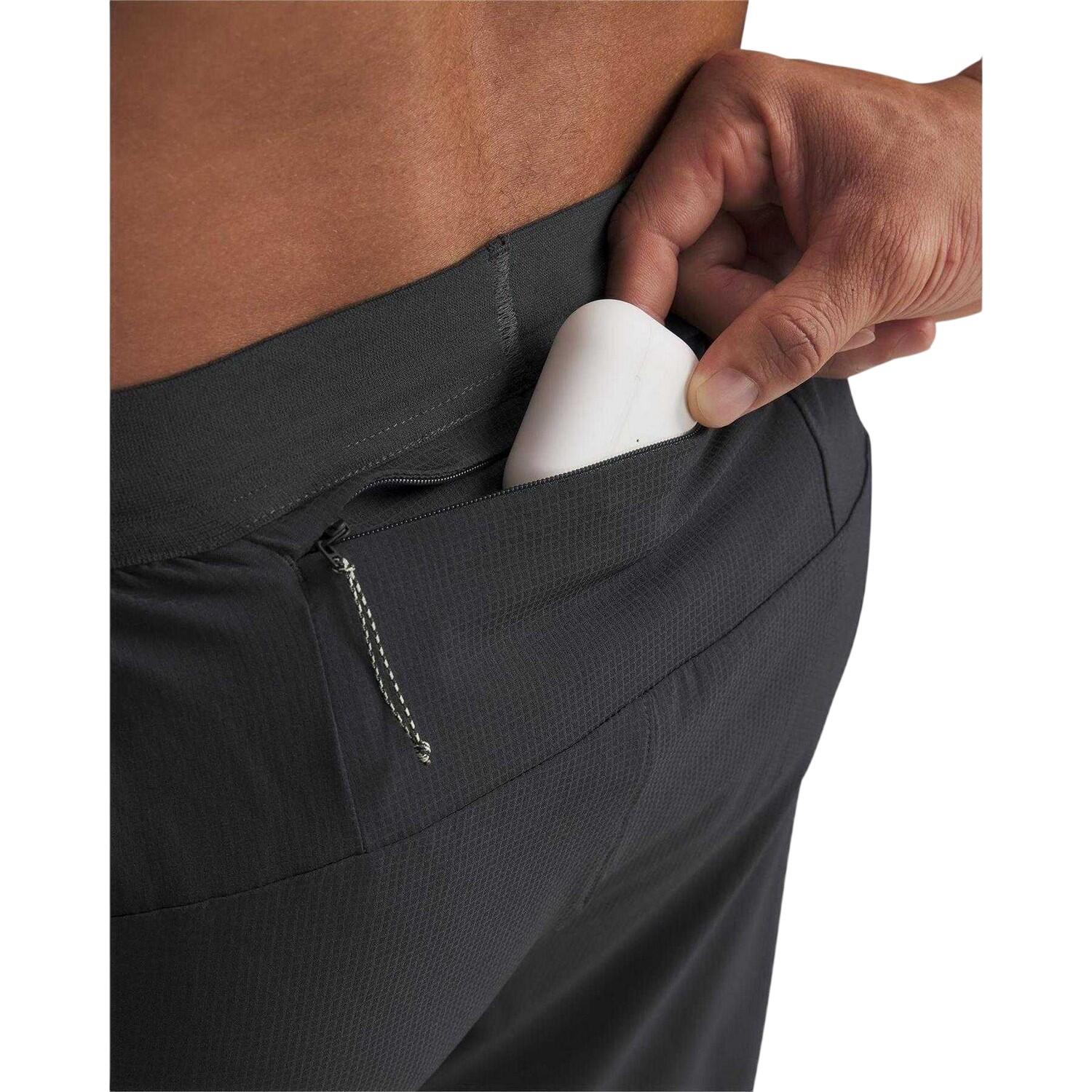 Pantalones de Chándal Trail Run para Hombre Gris, Verde 4/4