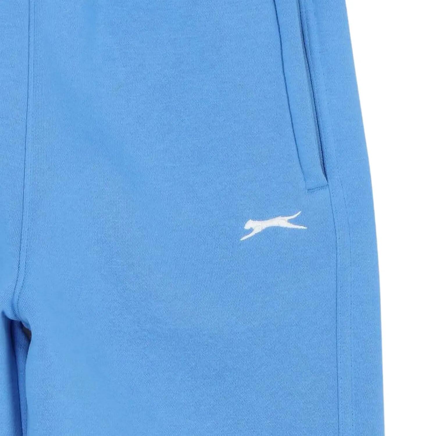 Childrens/Kids Fleece Plain Jogging Bottoms (Light Blue) 3/3