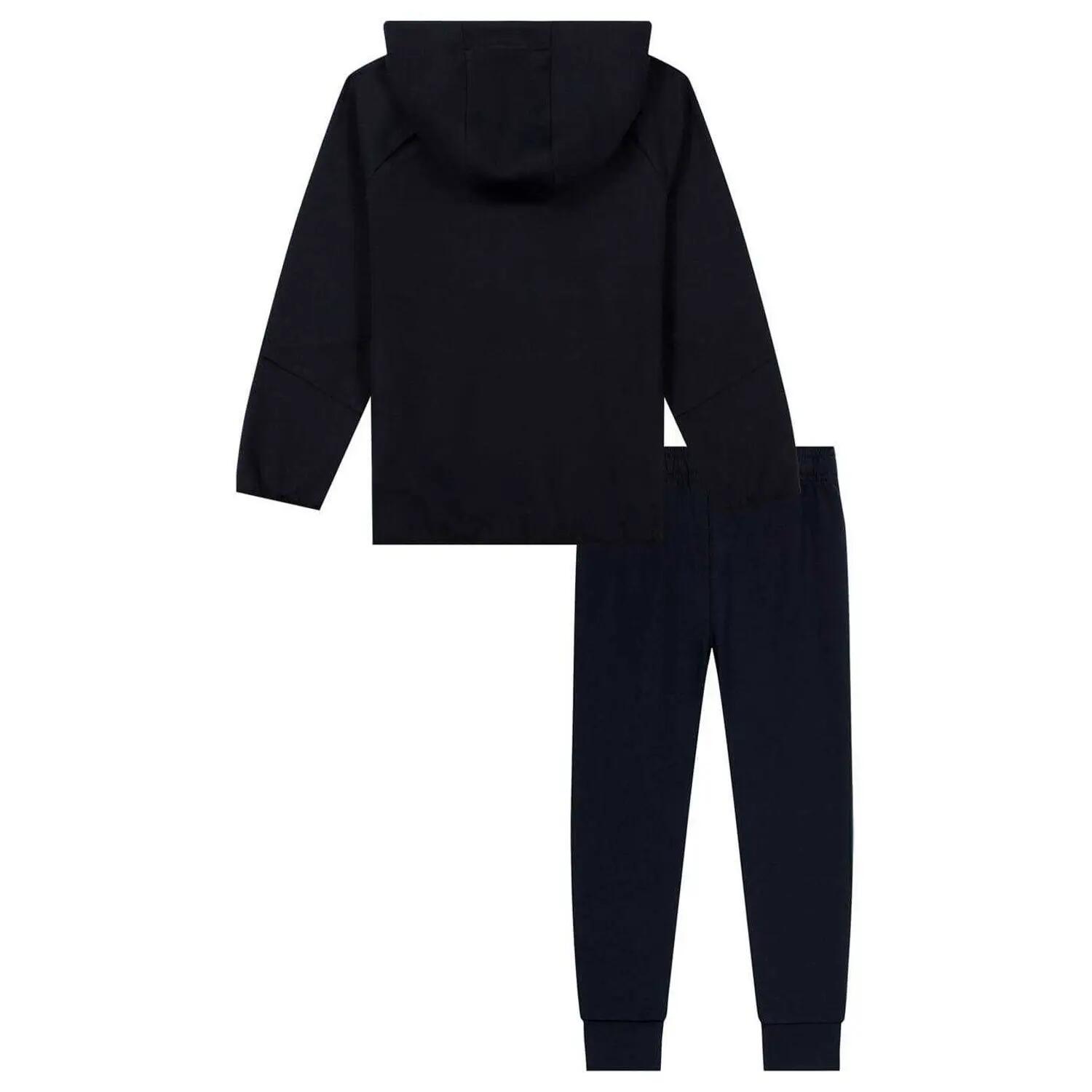Ensemble Sweat À Capuche Et Pantalon De Jogging Enfant (Noir) 2/3
