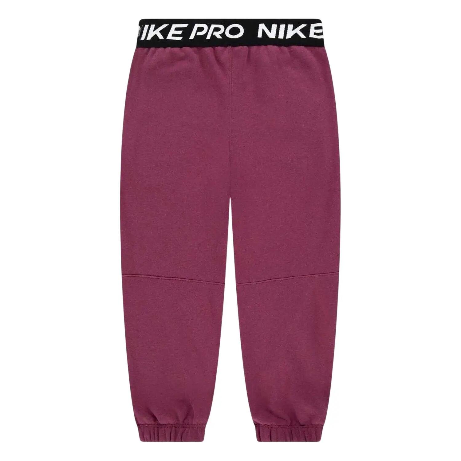Pantaloni Da Jogging DriFIT Bambini Nike Pro Rosso Barbabietola 3/4