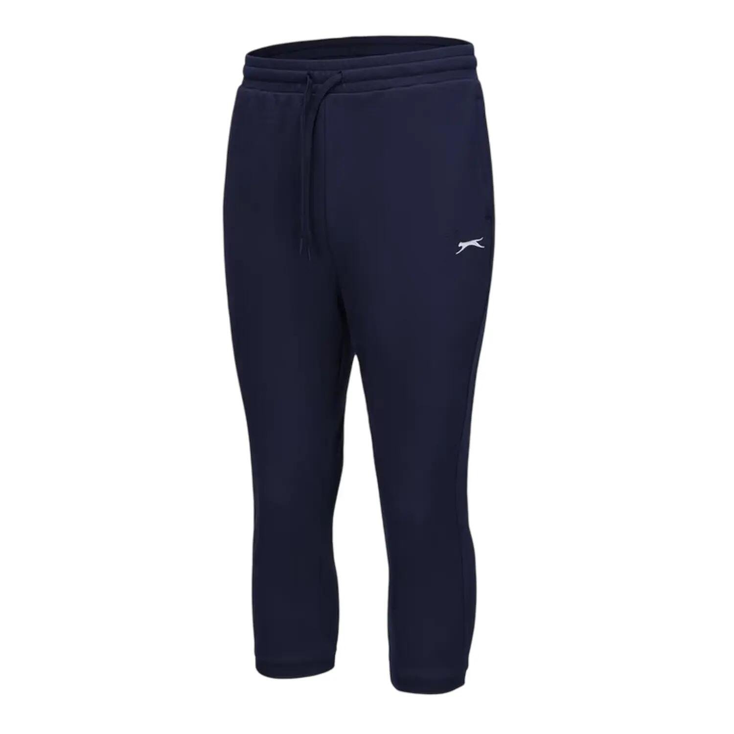 Womens/Ladies Interlock Logo Jogging Bottoms (Navy) 3/3
