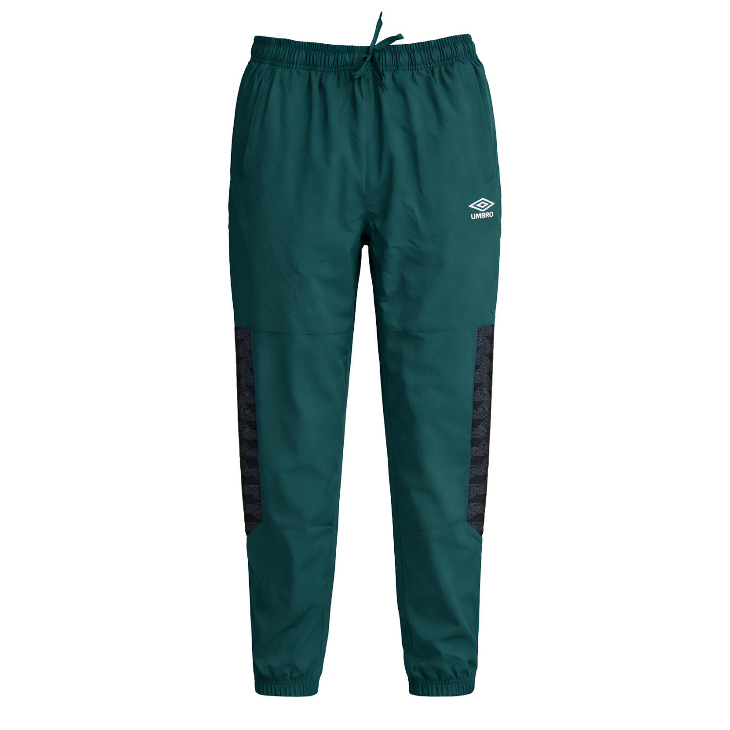 Pantalon de jogging homme bi-matière poches zippées et logo 224730 1/3
