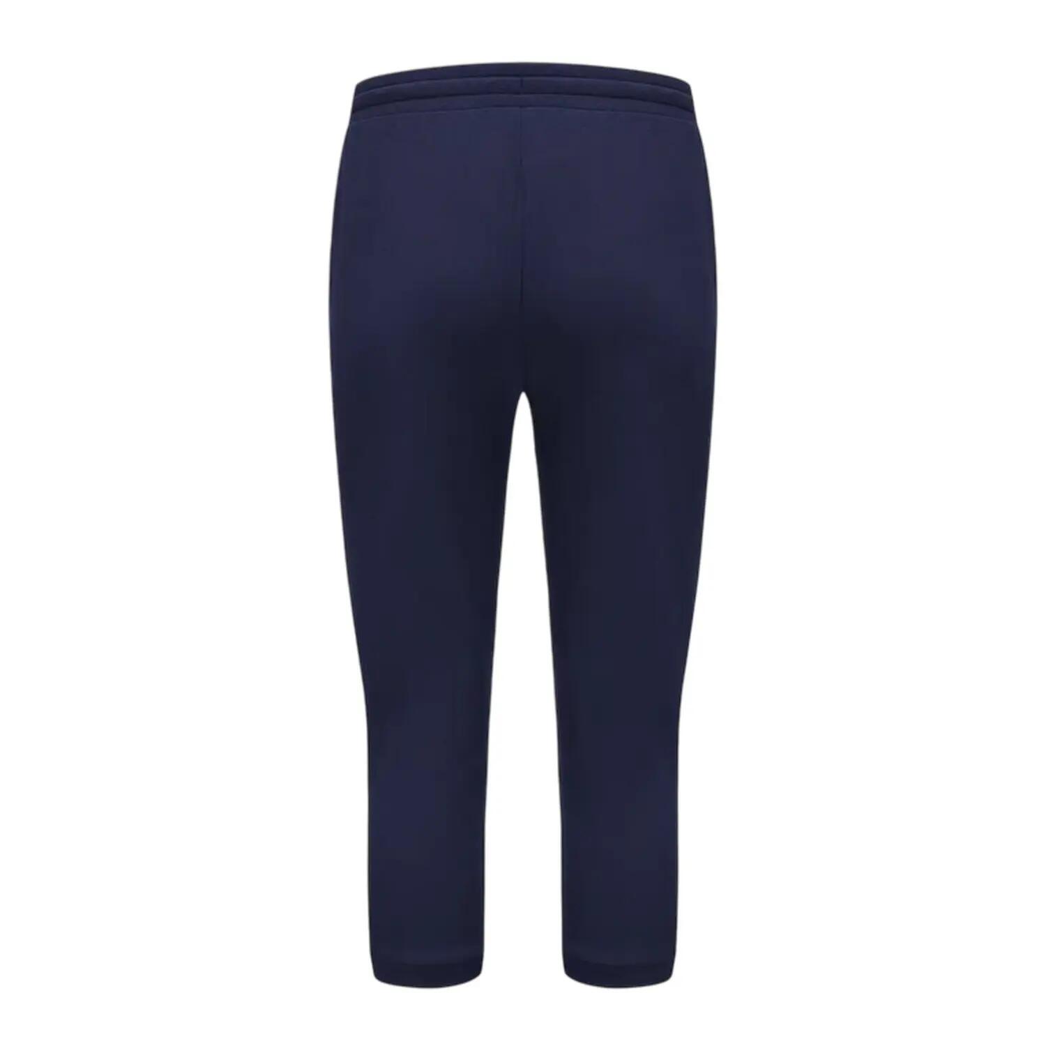 Womens/Ladies Interlock Logo Jogging Bottoms (Navy) 2/3