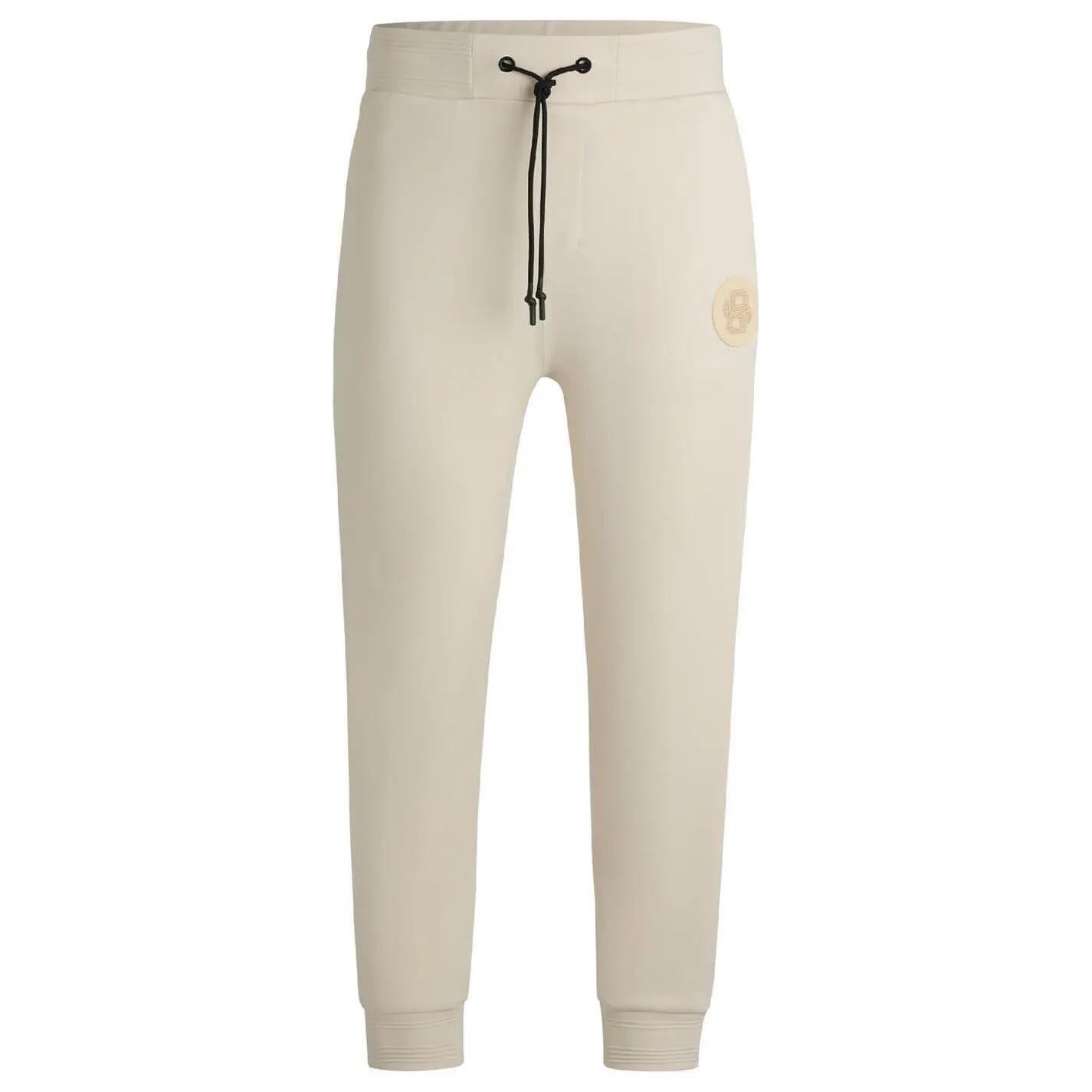 Pantalone Da Tuta Uomo Boss Hadiko Bianco 3/3