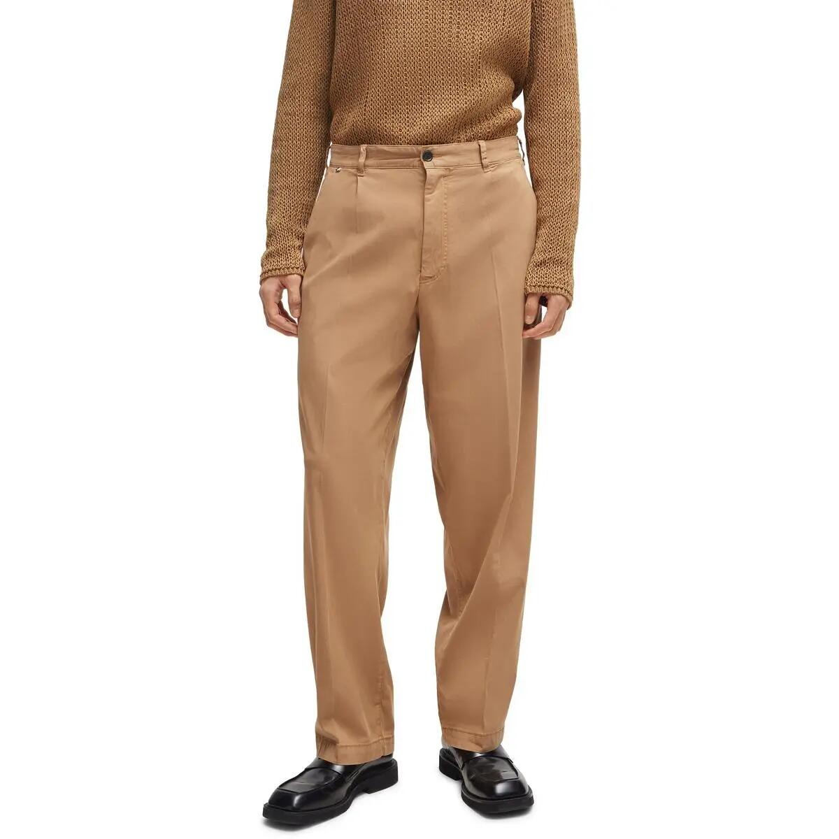 Chino Uomo Boss Kaiden Beige Scuro 4/4