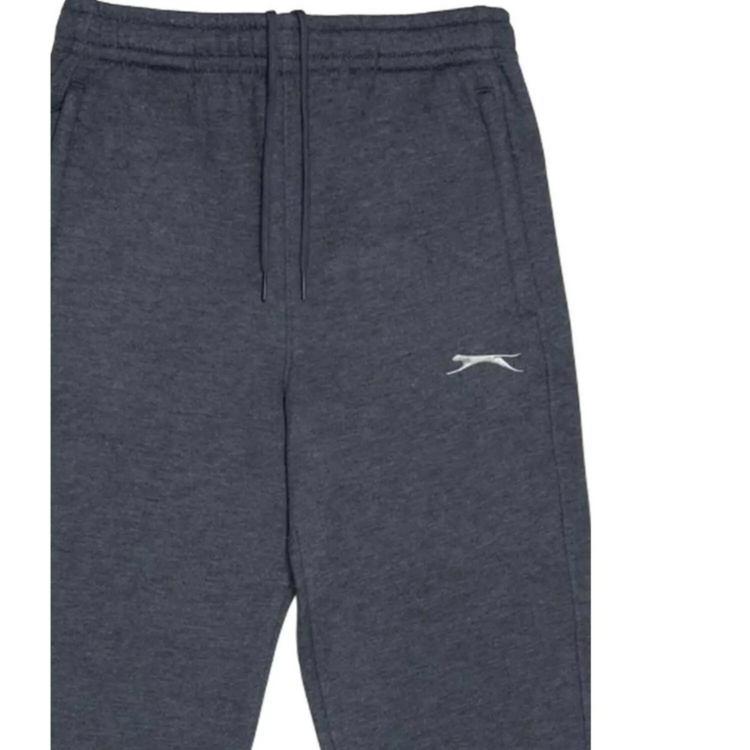Pantaloni Da Jogging Semplice Pile Bambini Slazenger Marna Carbone 3/3