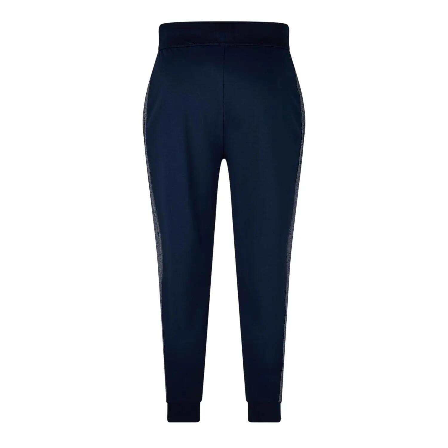 Pantaloni Da Jogging Uomo Boss Blu Navy Bianco 2/2