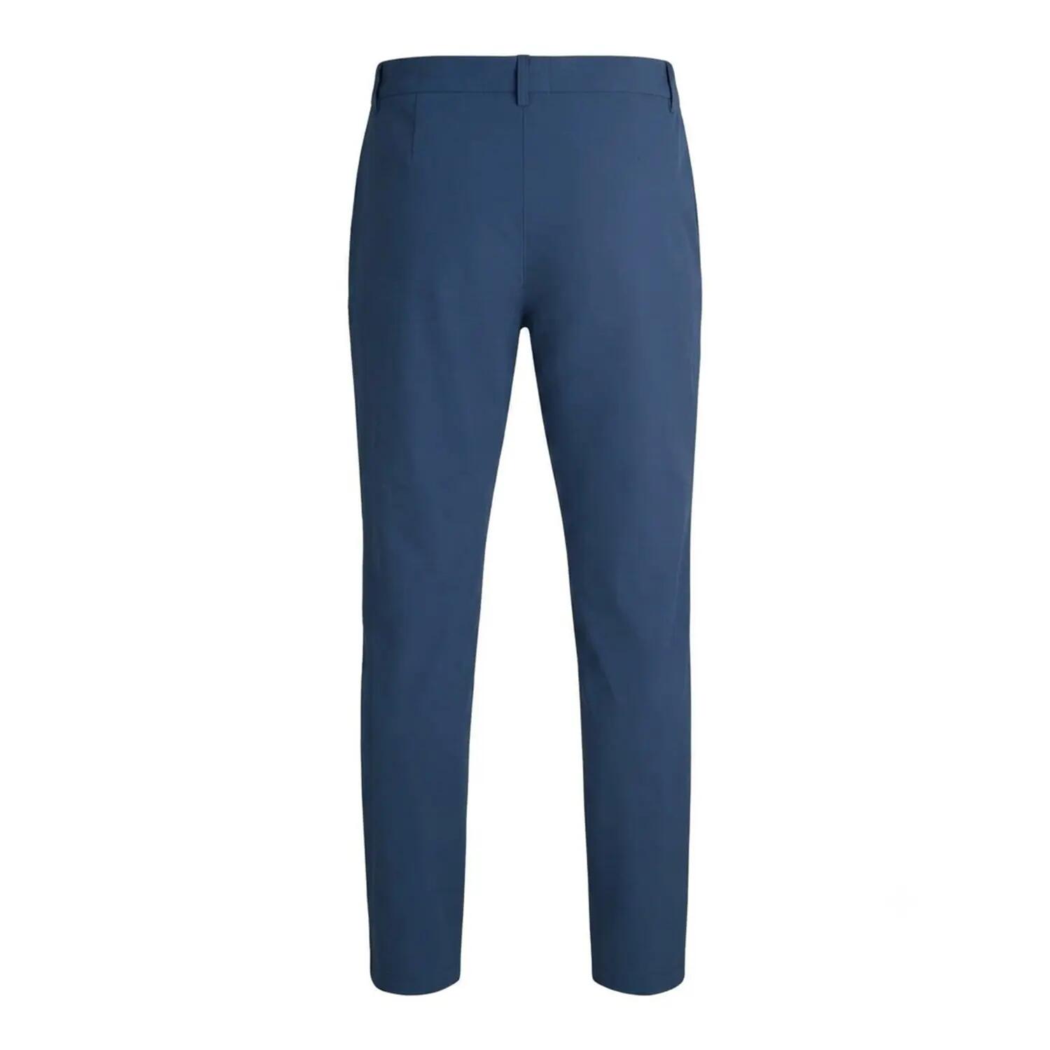 Chino Aderente Uomo Boss Genius Blu Medio 2/3
