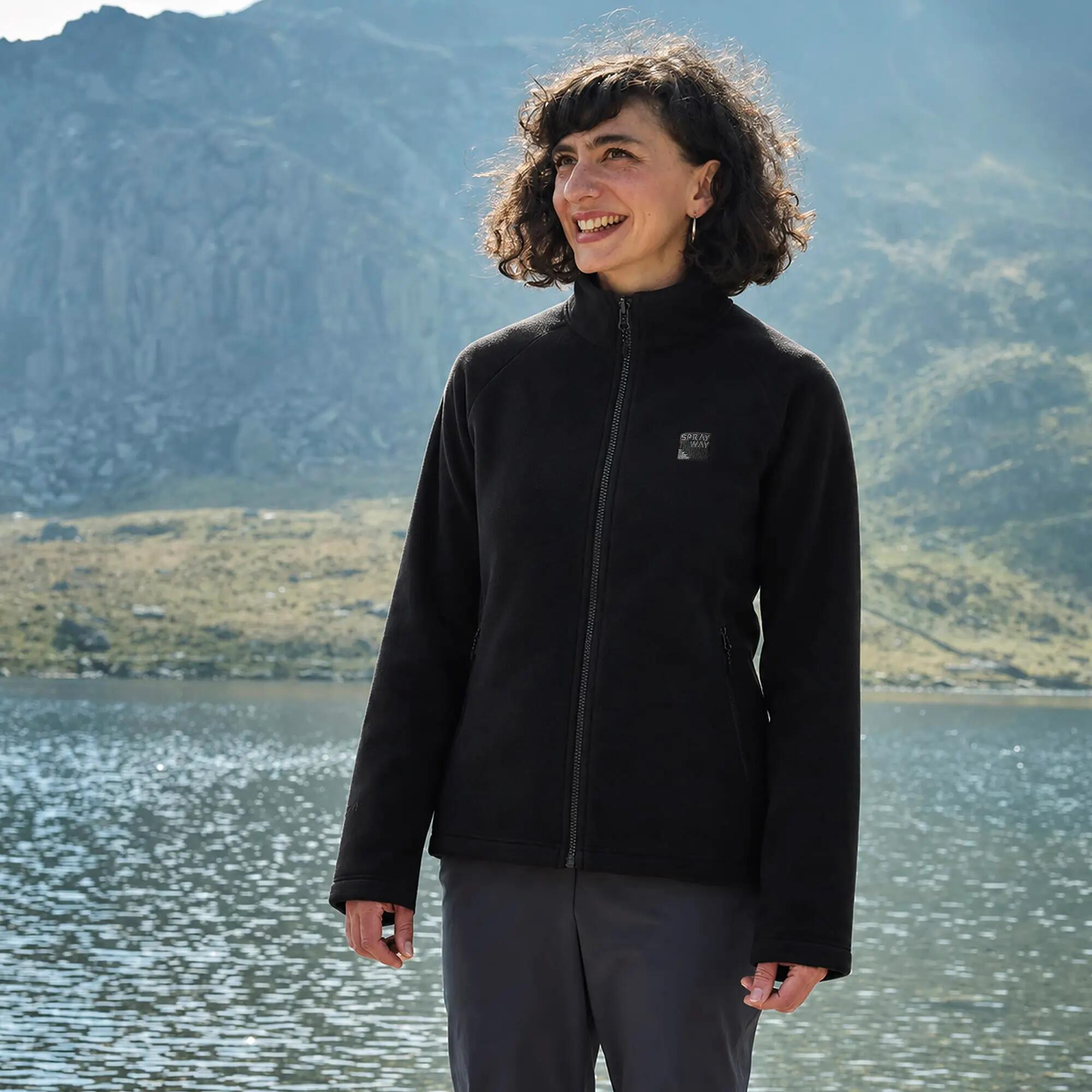 Sprayway - Veste polaire légère femme col chaud poches zippées 5/5