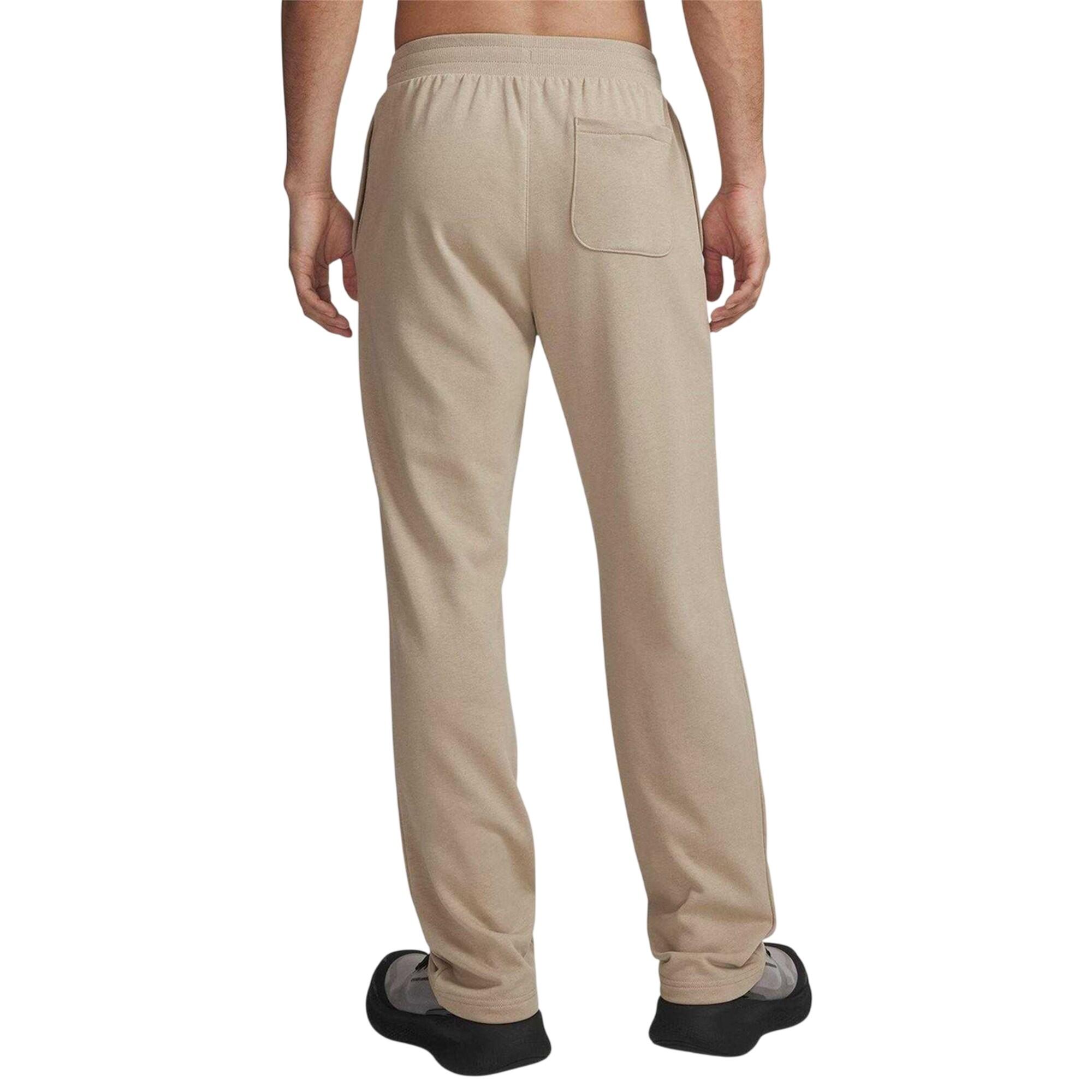Pantalón de Chándal Rival de Polar para Hombre Caqui, Negro 3/4