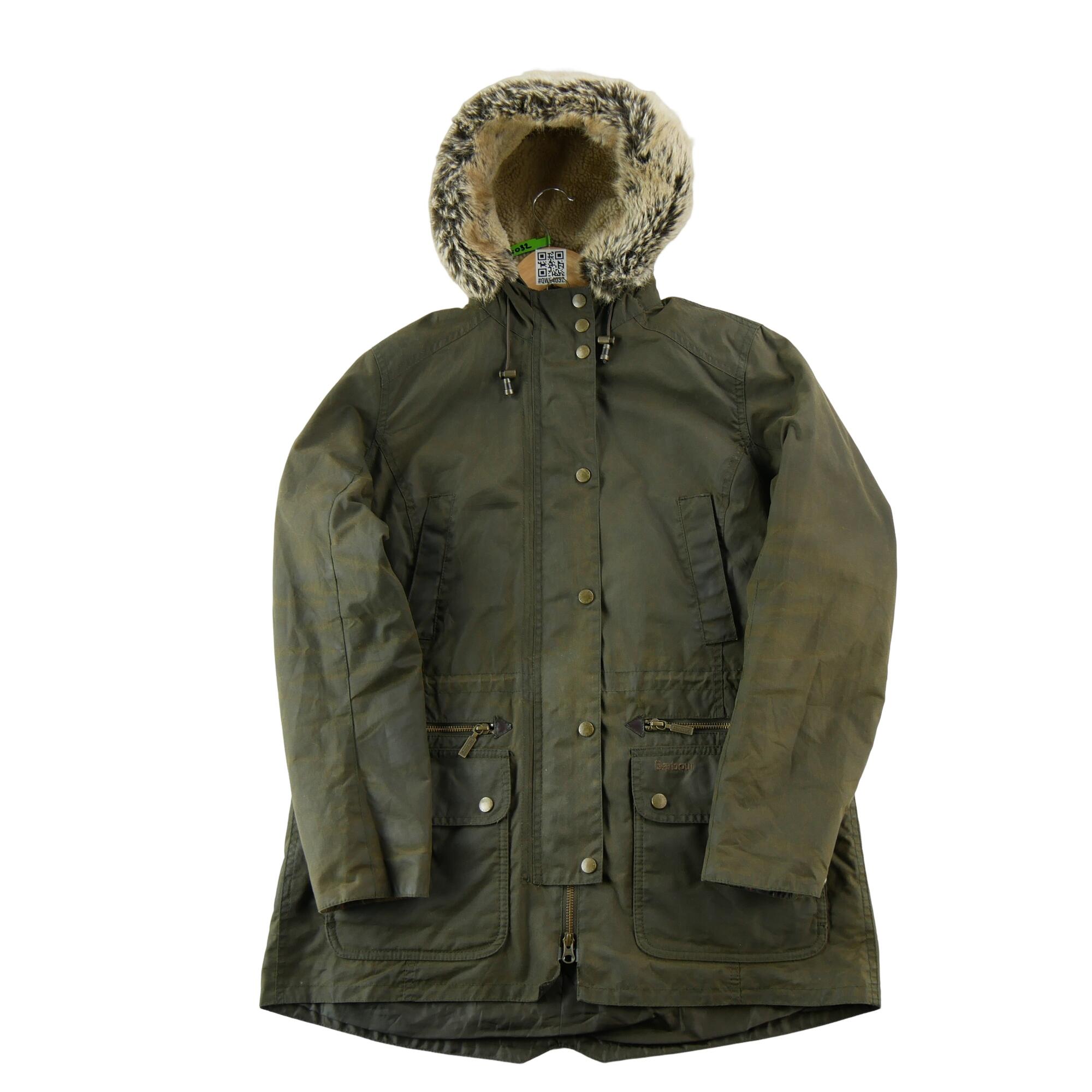 Segunda vida - Parka Feminina Barbour Kelsall Wax - Em muito bom estado 4/7