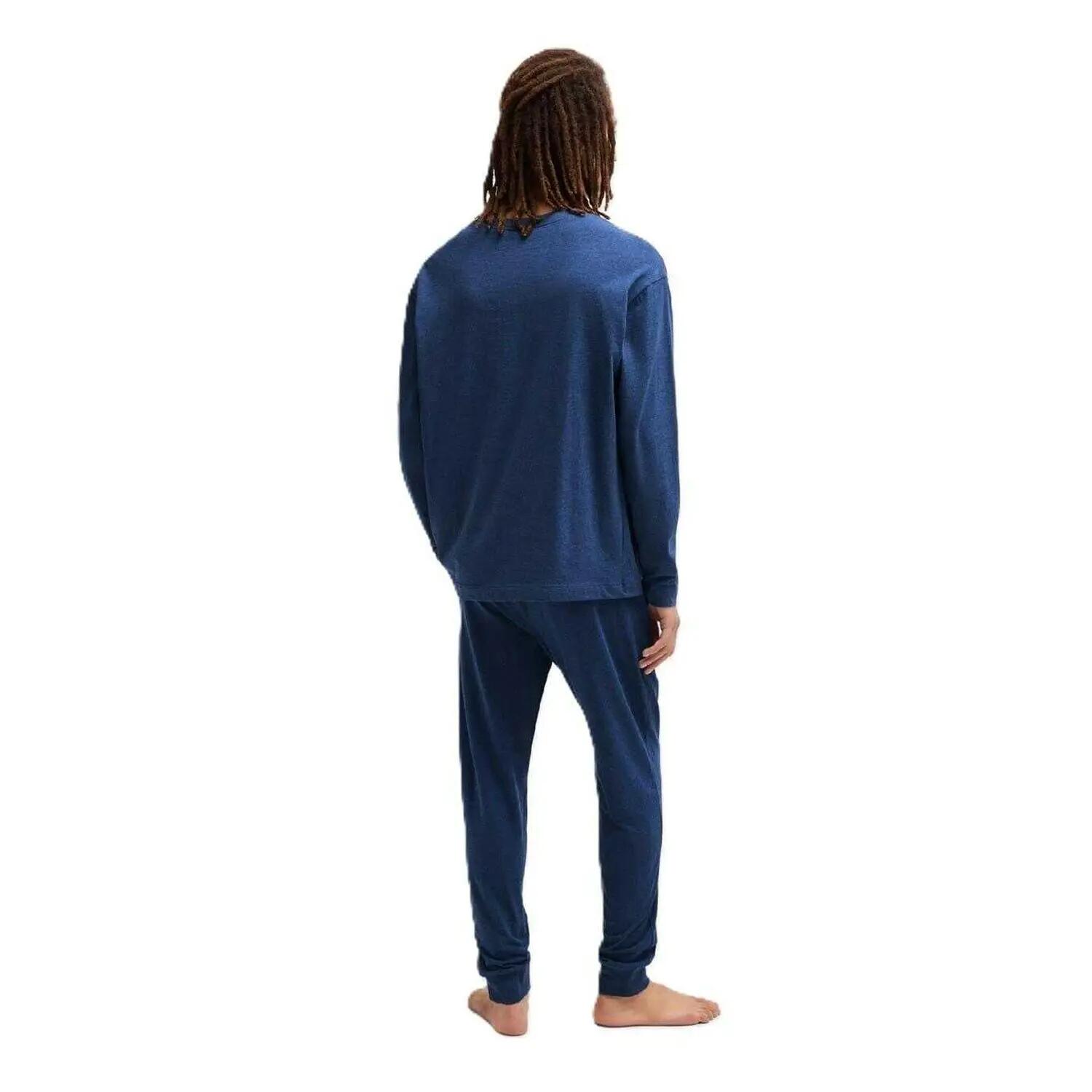 Giacca Regolare Dettaglio A Righe Uomo Boss Blu Scuro 5/5