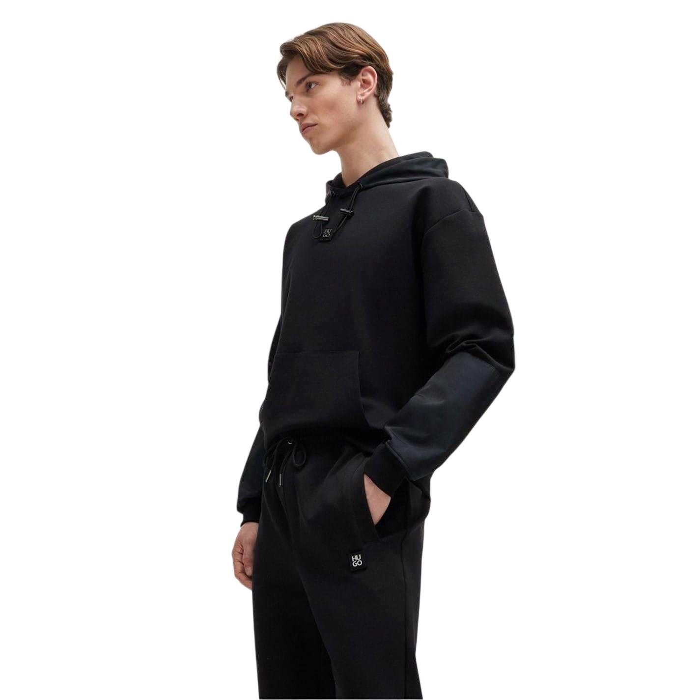 Pantaloni Da Jogging Logo Uomo Hugo Boss Dimacs Nero 5/5