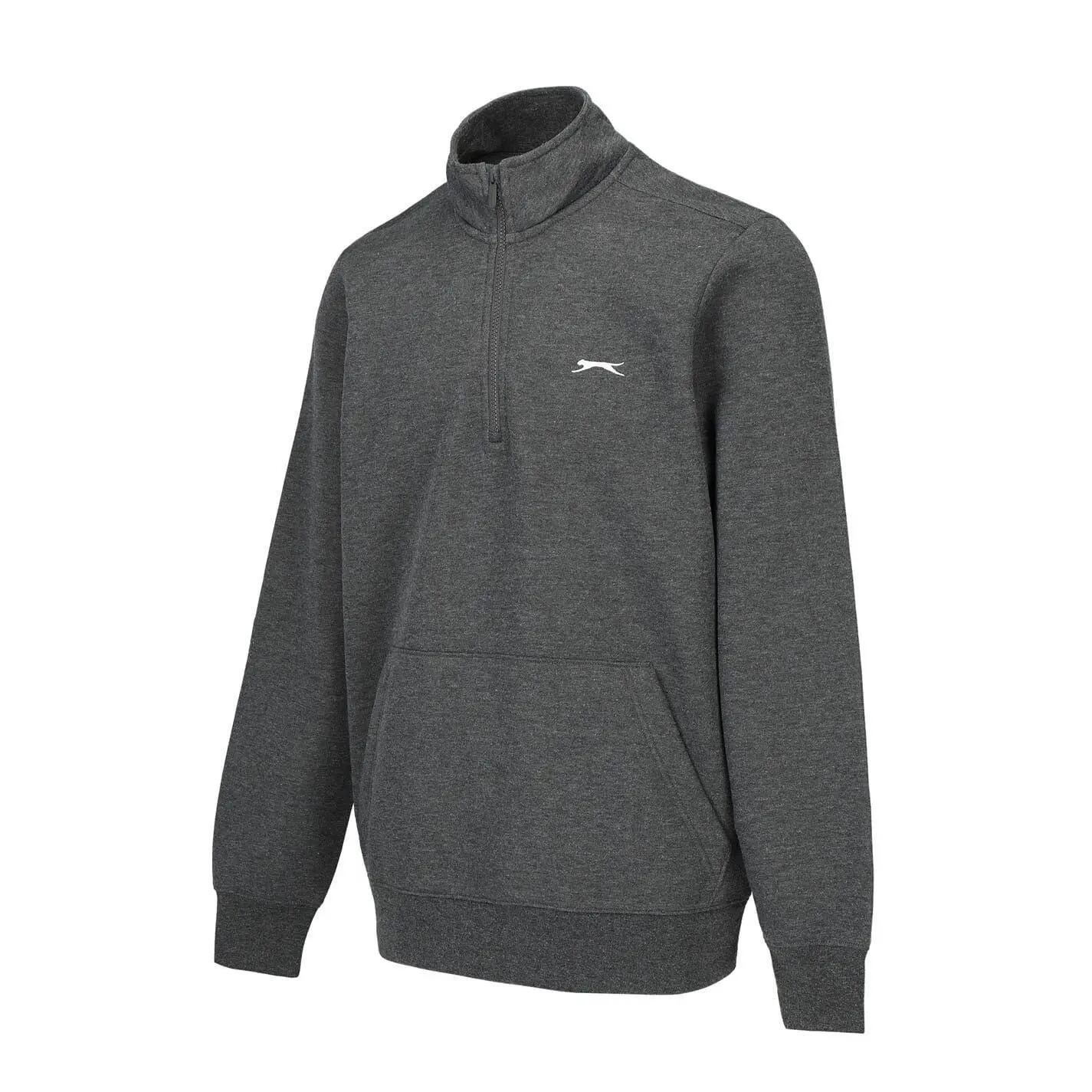 Pile Cerniera Ad Un Quarto Uomo Slazenger Marna Carbone 3/3