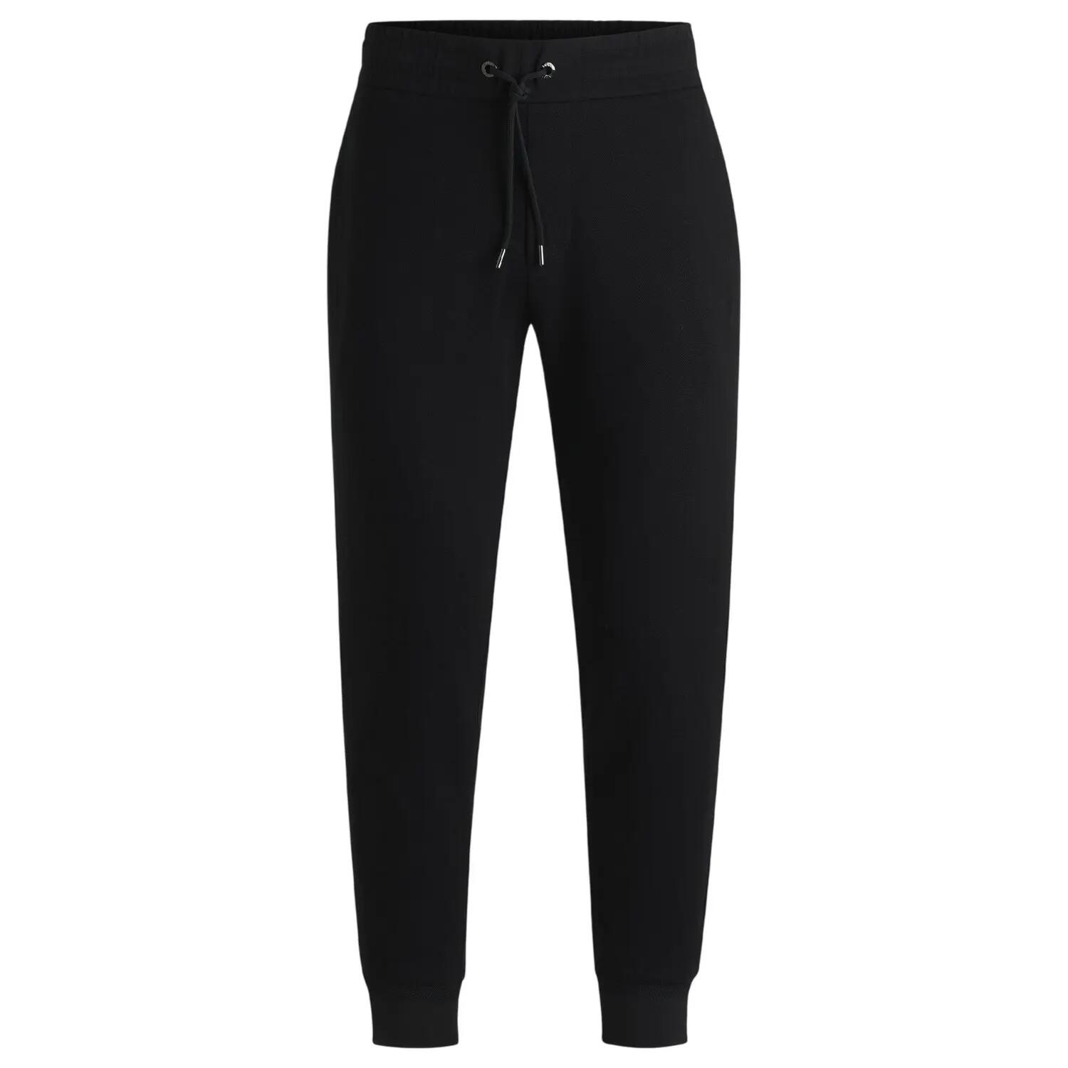 Pantaloni Da Jogging Aderente Uomo Boss H Lamont Nero 2/4