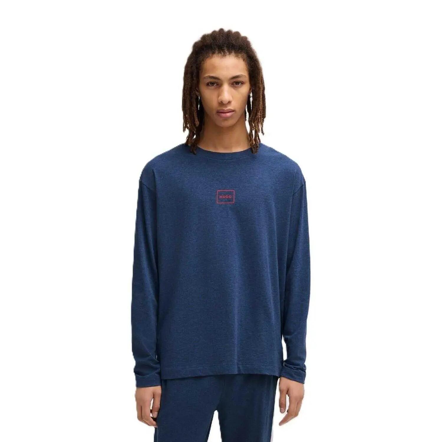 Giacca Regolare Dettaglio A Righe Uomo Boss Blu Scuro 4/5