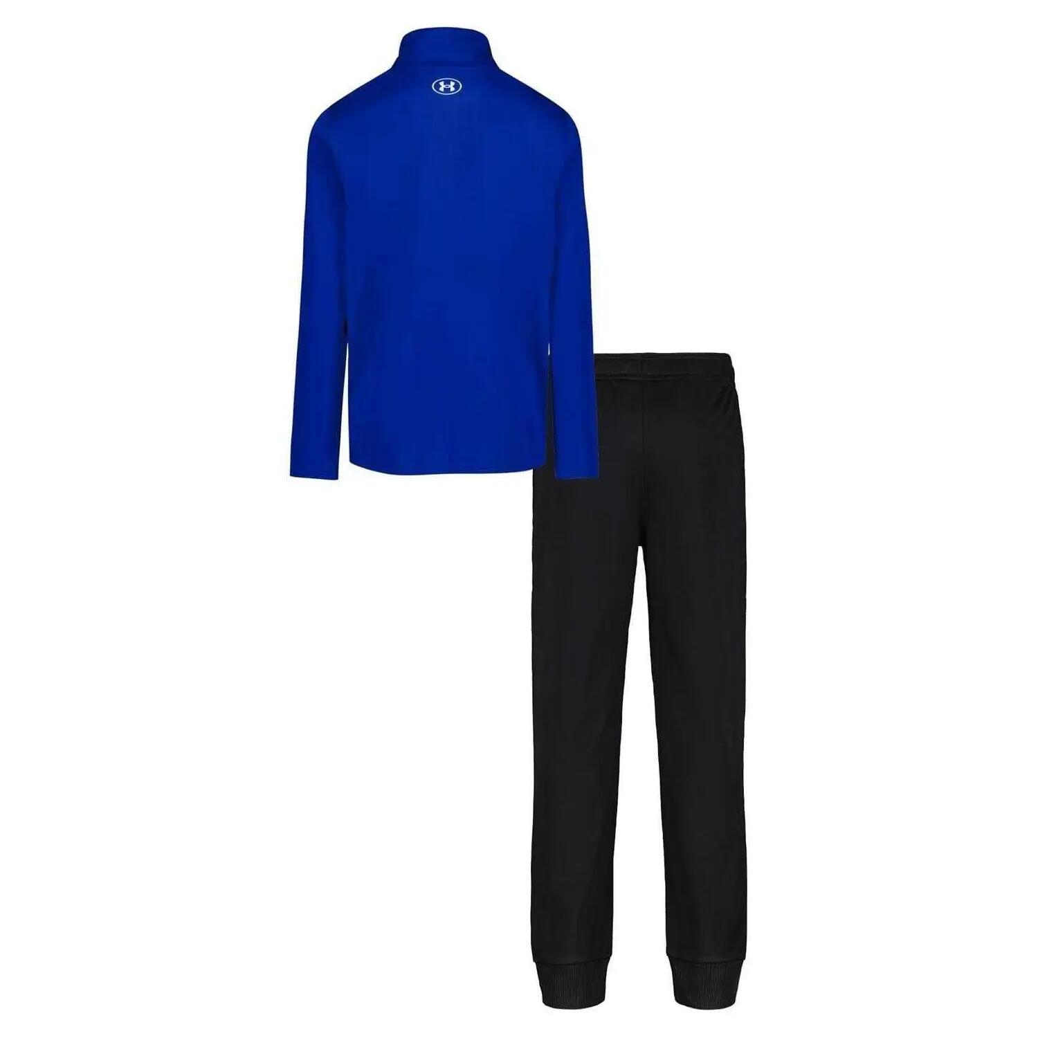 Tuta Cerniera Ad Un Quarto Set Ragazzi Under Armour Blu Tech Nero 2/3