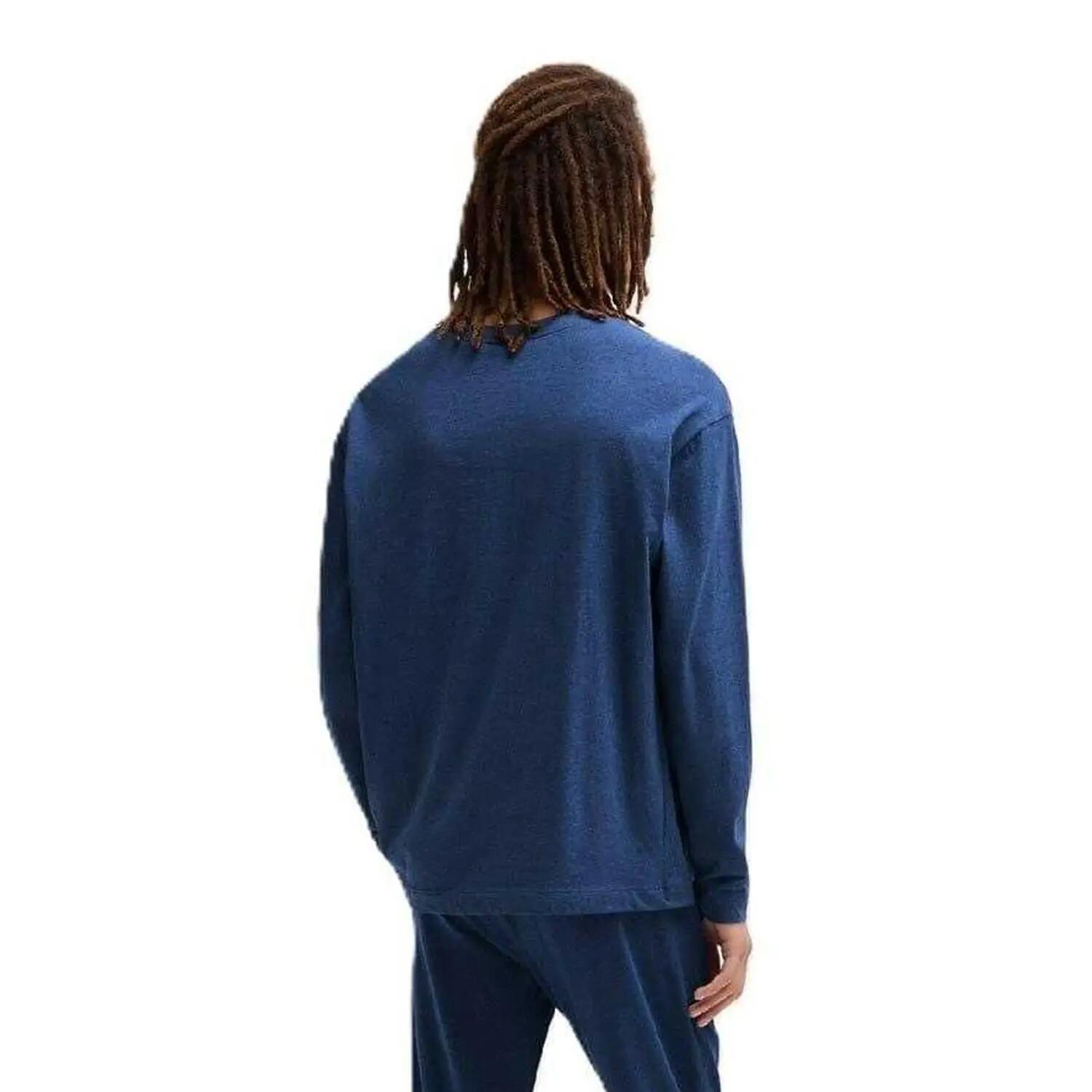 Giacca Regolare Dettaglio A Righe Uomo Boss Blu Scuro 3/5
