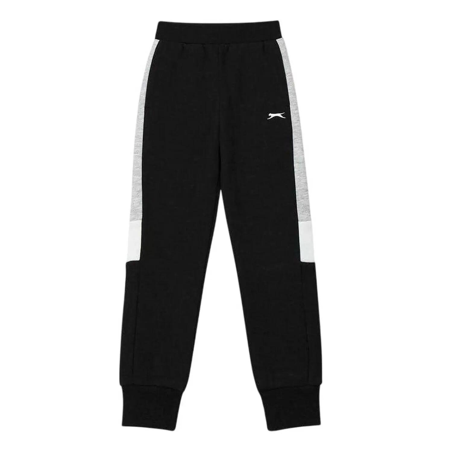 Trainingsanzug für , Fleece Kinder Schwarz/Grau 5/5