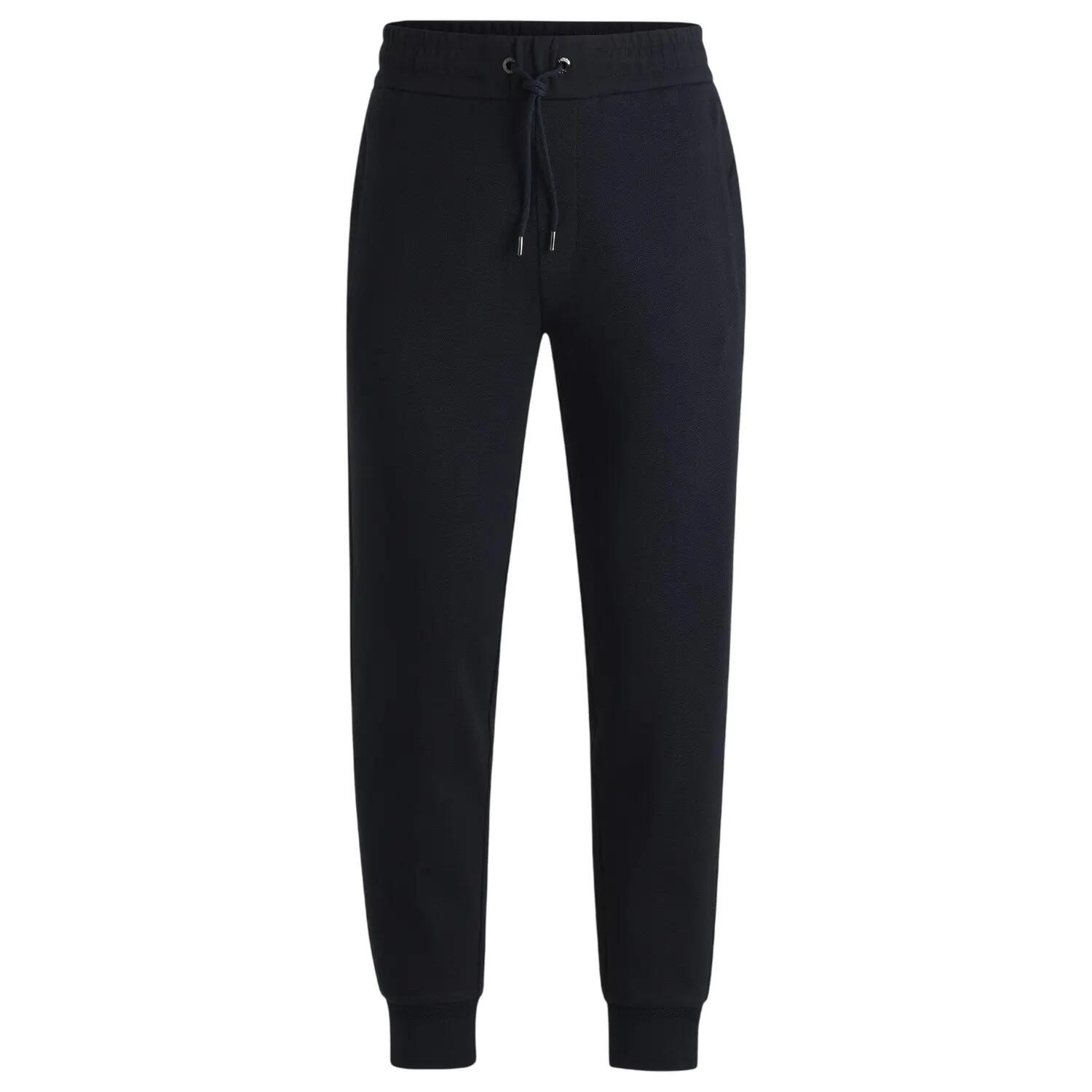 Pantaloni Da Jogging Aderente Uomo Boss H Lamont Blu Scuro 2/4