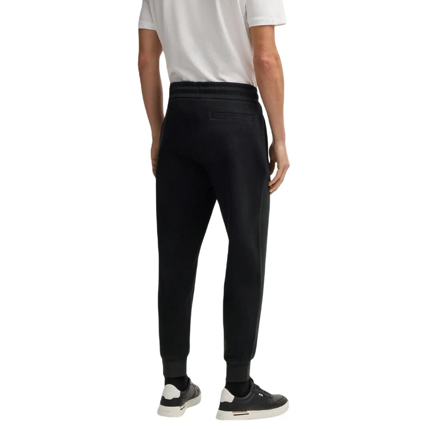 Pantaloni Da Jogging Aderente Uomo Boss H Lamont Nero 3/4