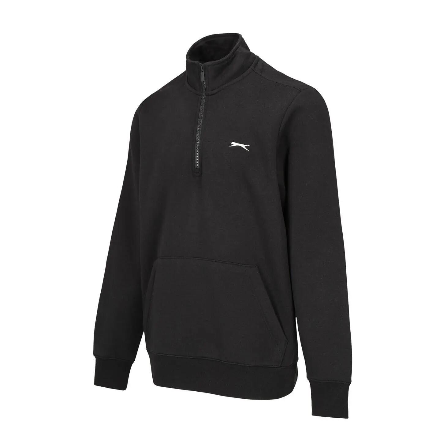 Pile Cerniera Ad Un Quarto Uomo Slazenger Nero 3/3
