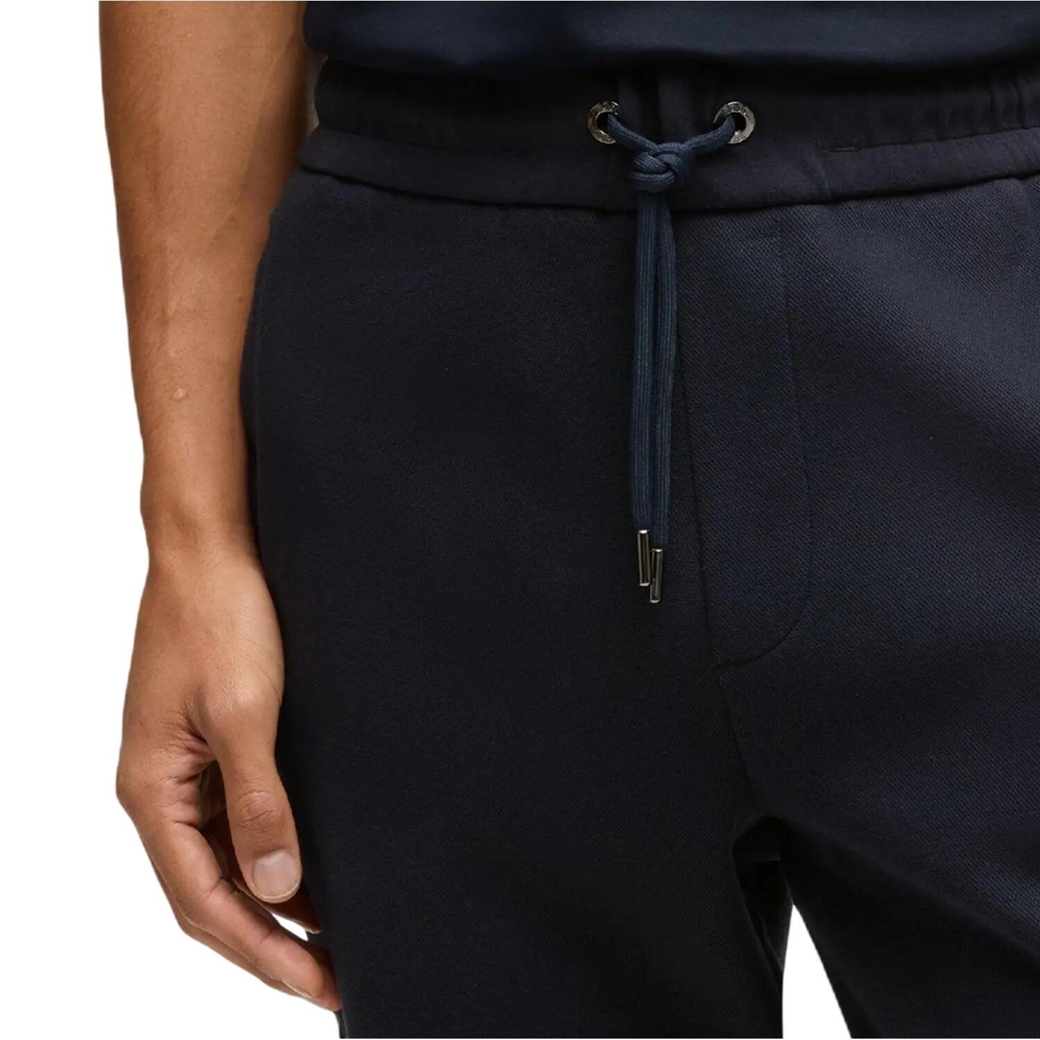 Pantaloni Da Jogging Aderente Uomo Boss H Lamont Blu Scuro 4/4